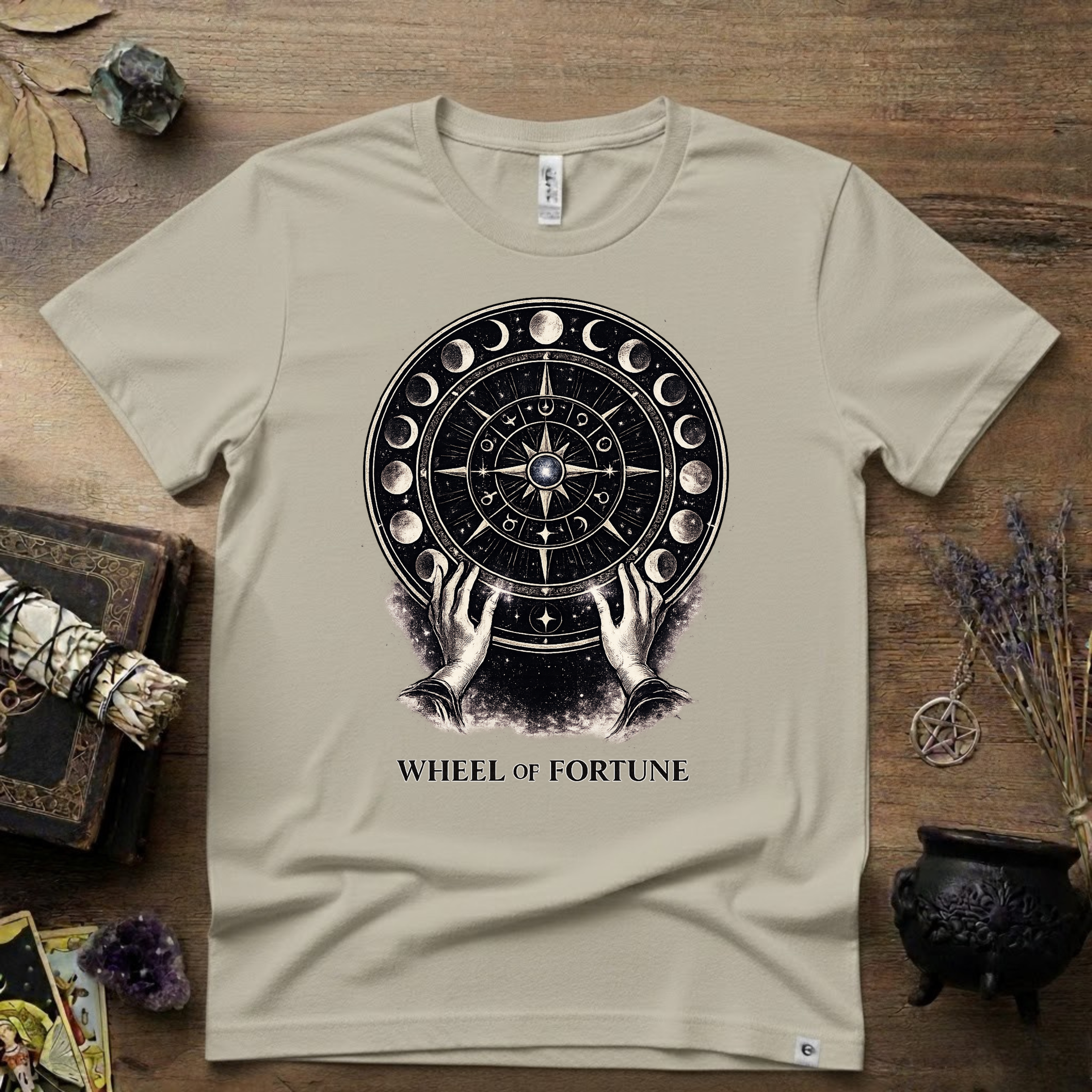 Tarot T-Shirt — The Wheel of Fortune
