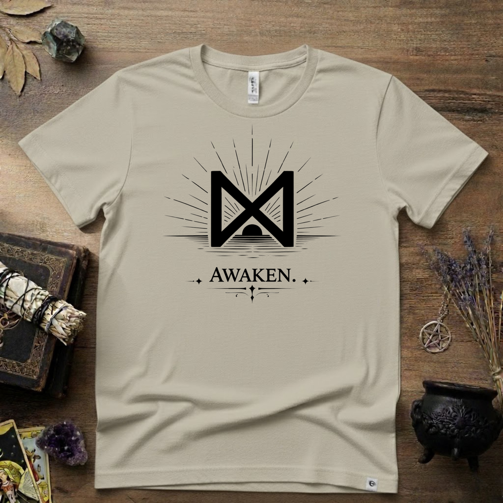 Dagaz Rune T-Shirt — "Awaken" Nordic Symbol Tee