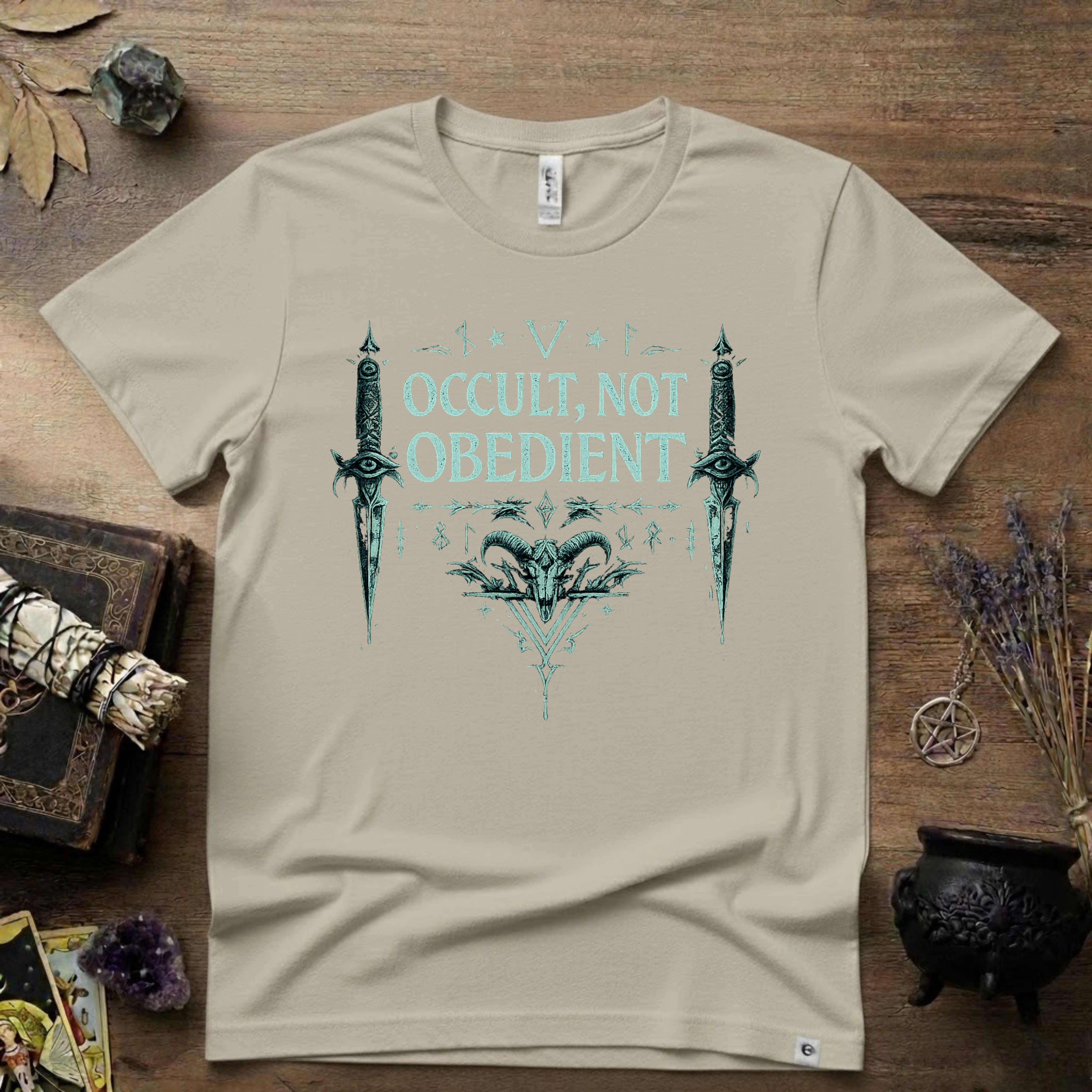 Witchy T-Shirt — "Occult Not Obedient"