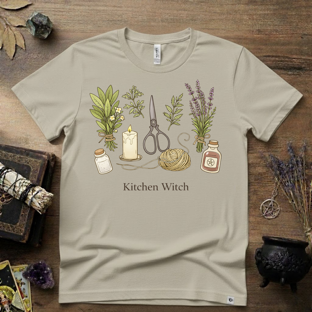 Kitchen Witch T-Shirt — Witchy Kitchen Spell Tee