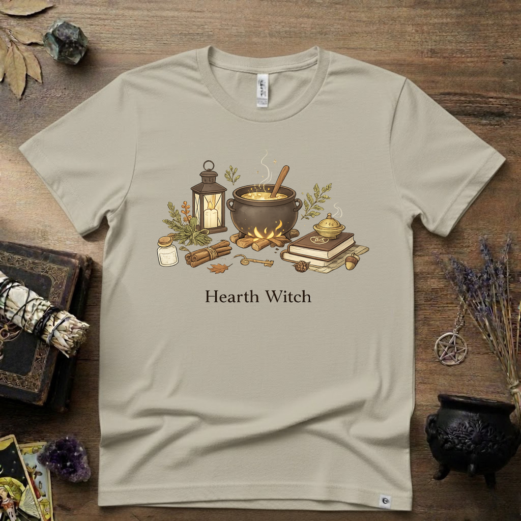 Hearth Witch T-Shirt — Witchy Magic Tee
