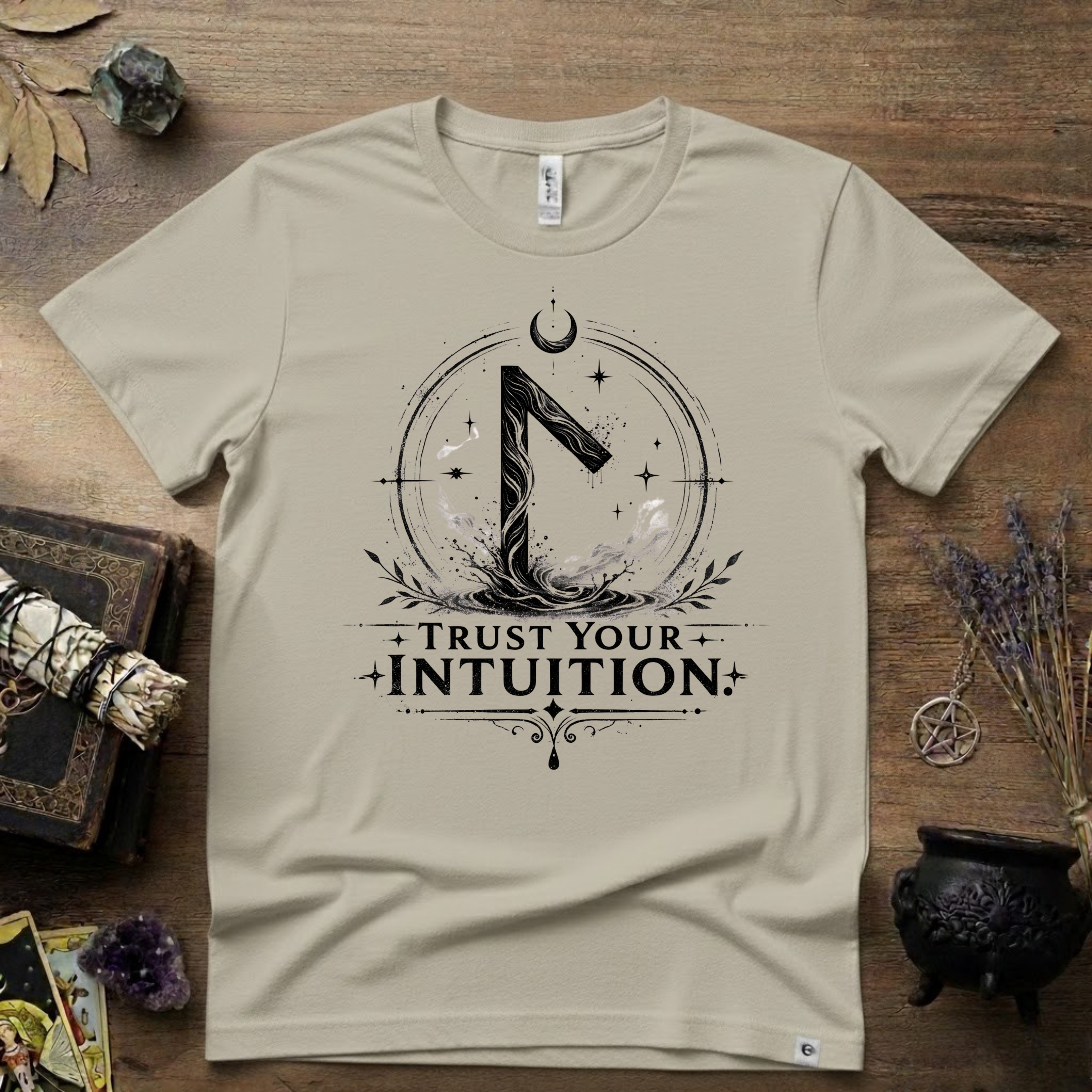 Laguz Rune "Trust Your Intuition" T-Shirt