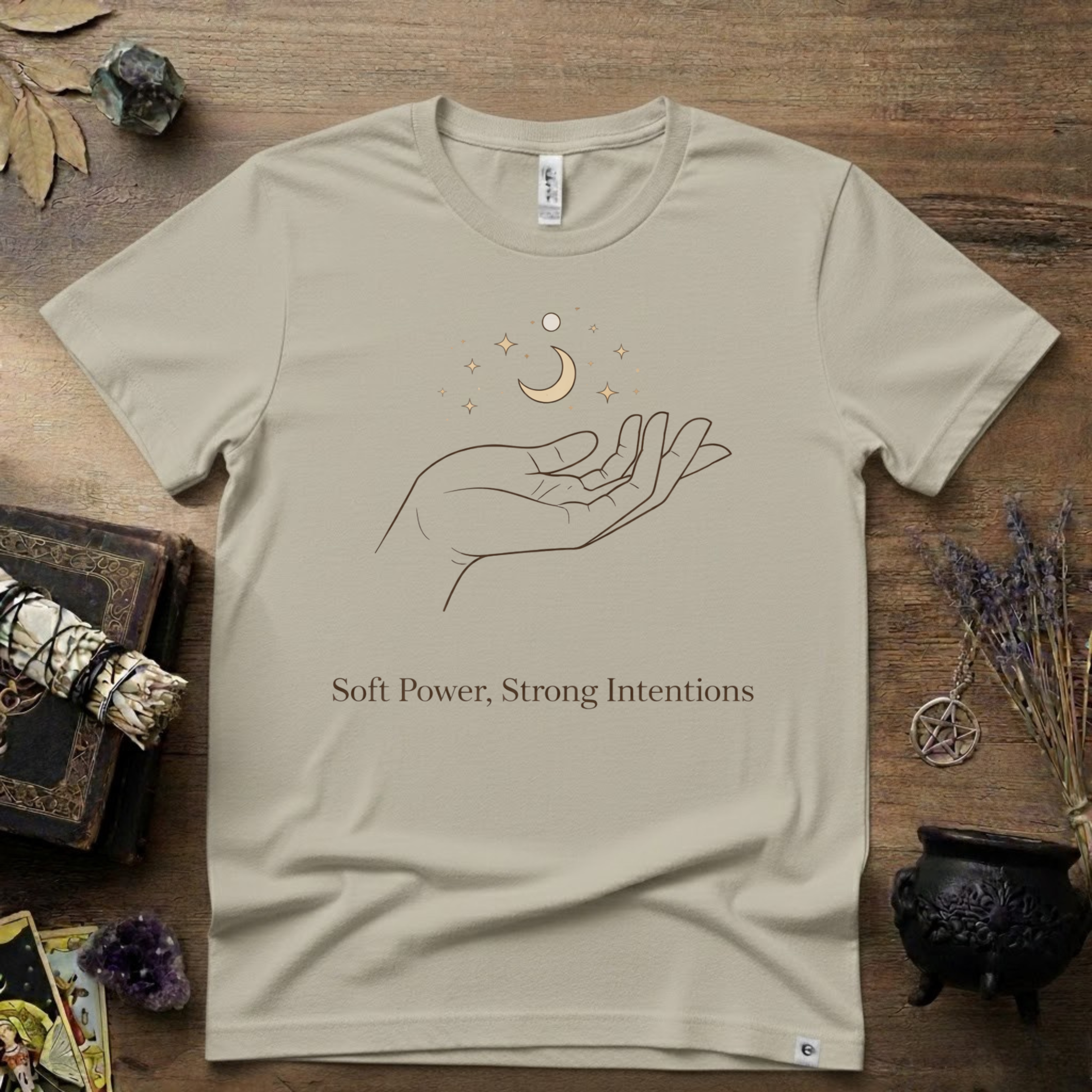 Witchy T-Shirt —Soft Power, Strong Intentions