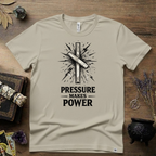 Nauthiz Rune "Pressure Makes Power" T-Shirt — Norse Rune Strength Tee