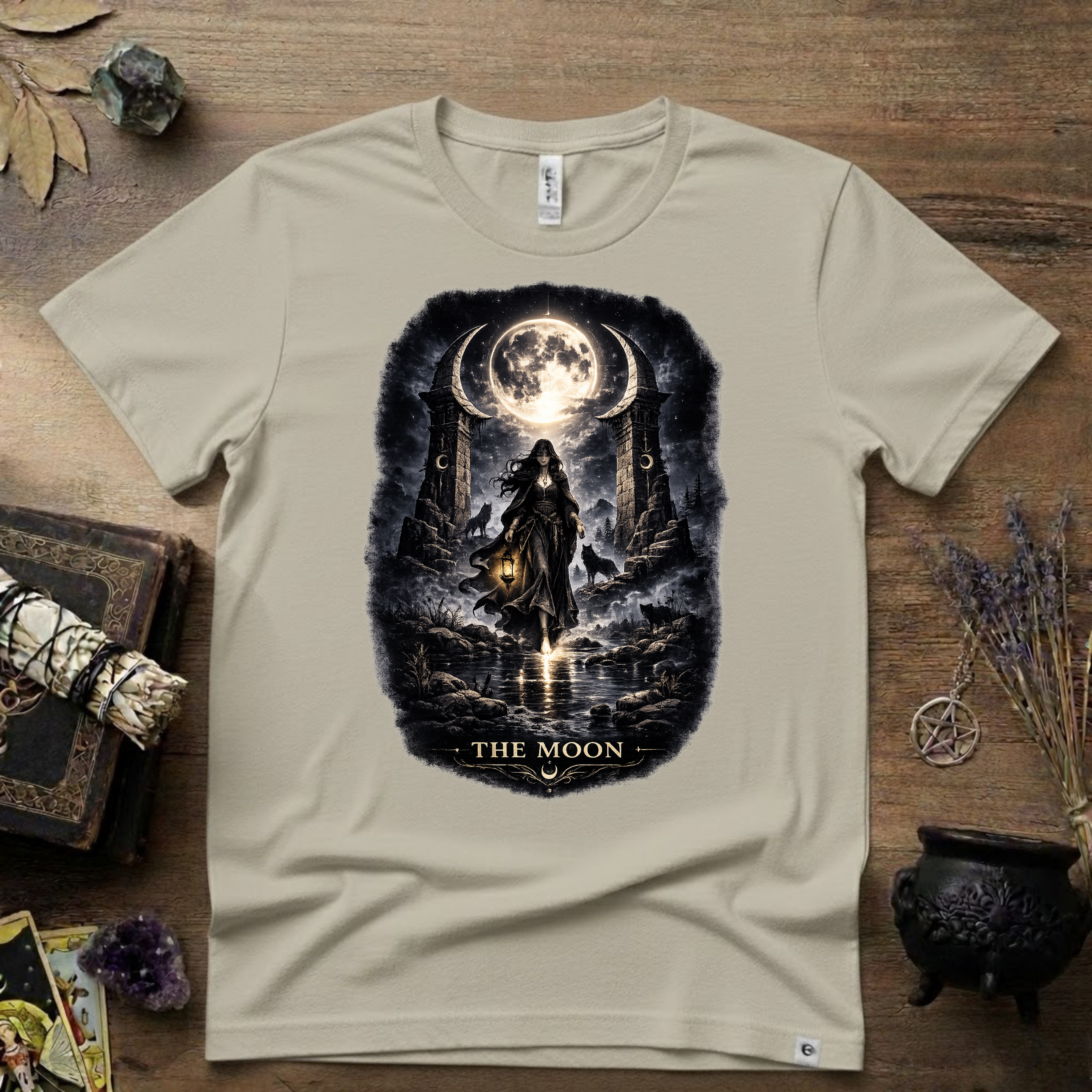 Tarot T-Shirt — The Moon