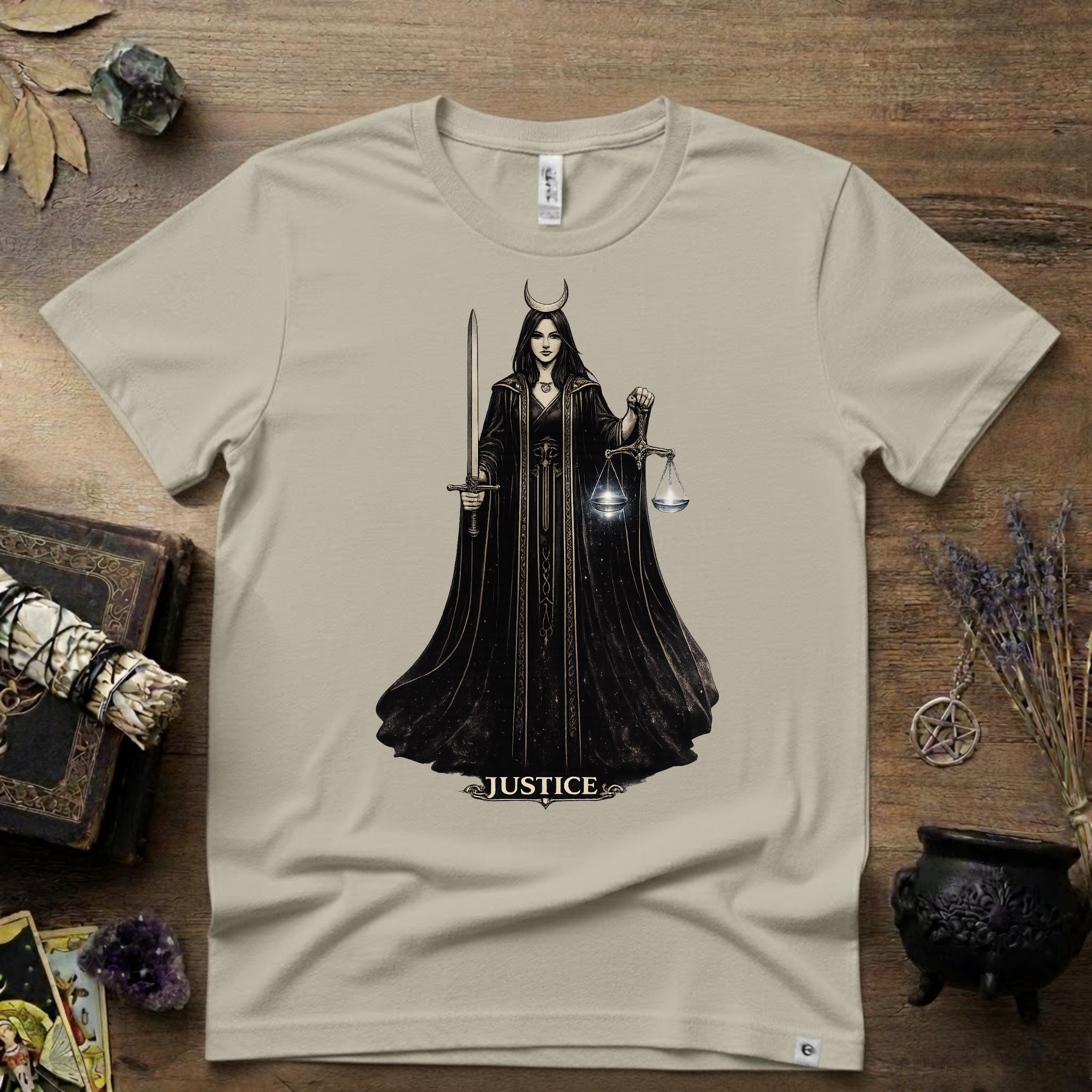 Tarot T-Shirt — Justice