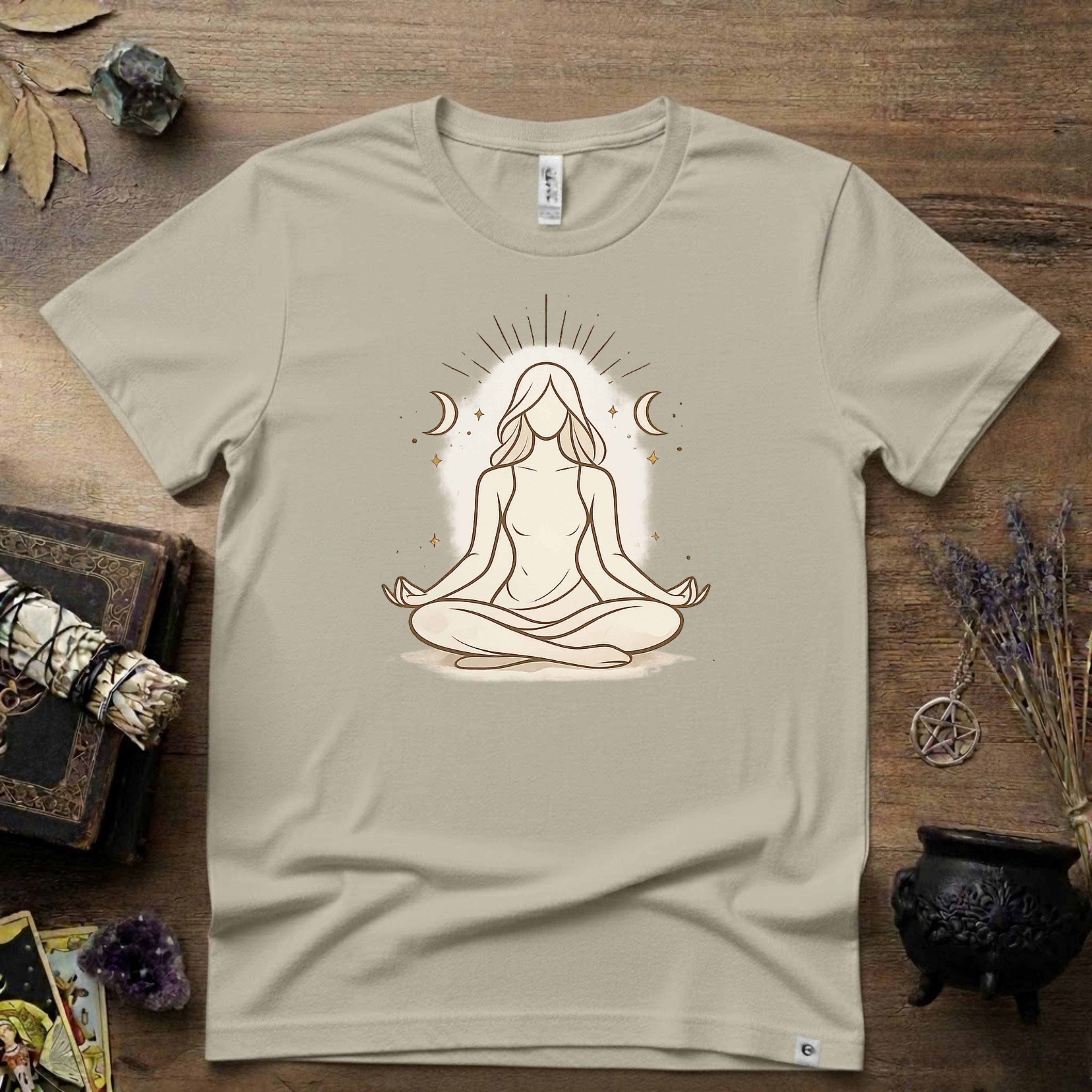 Witchy T-Shirt — "Meditation Witch"