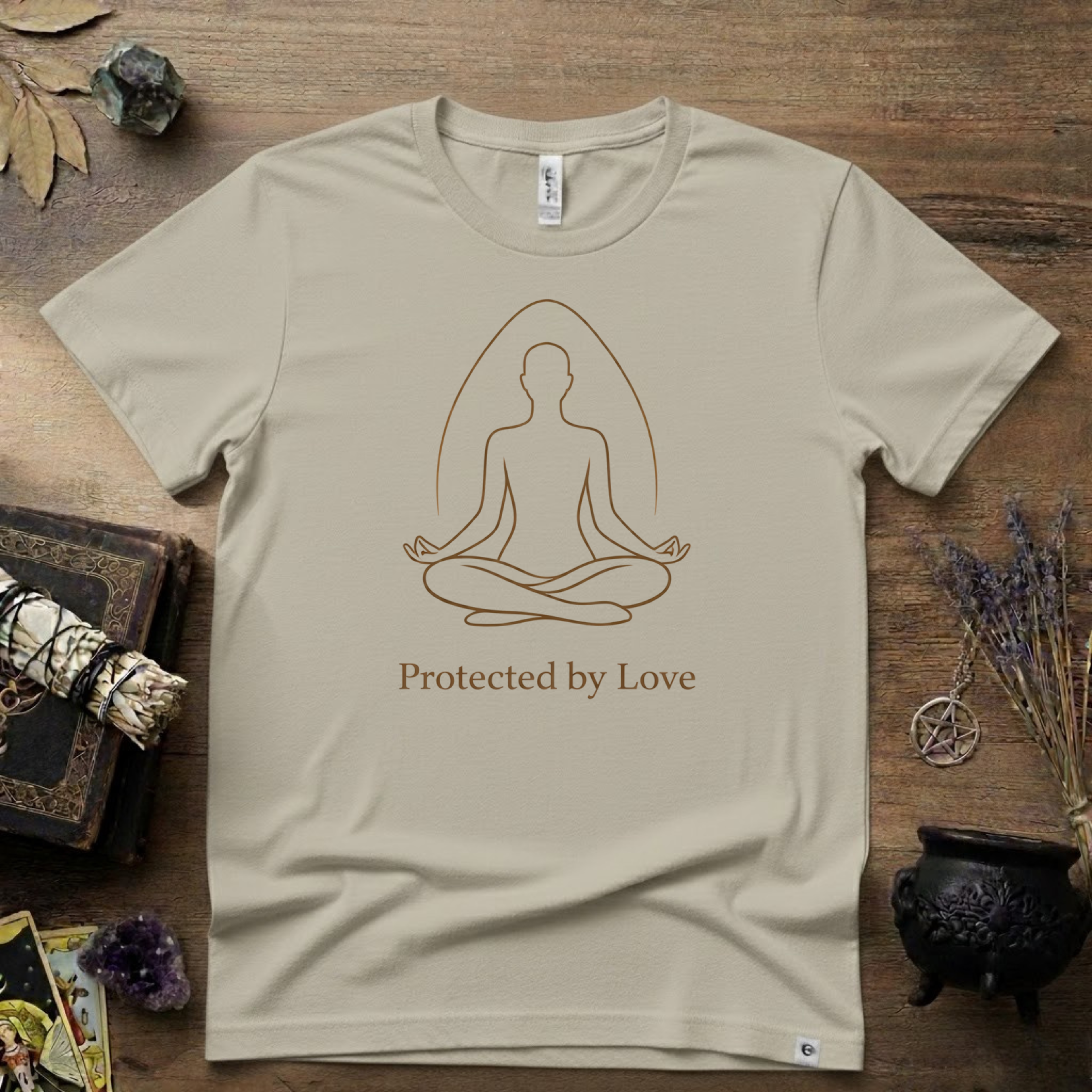 Witchy T-Shirt — "Protected by Love"