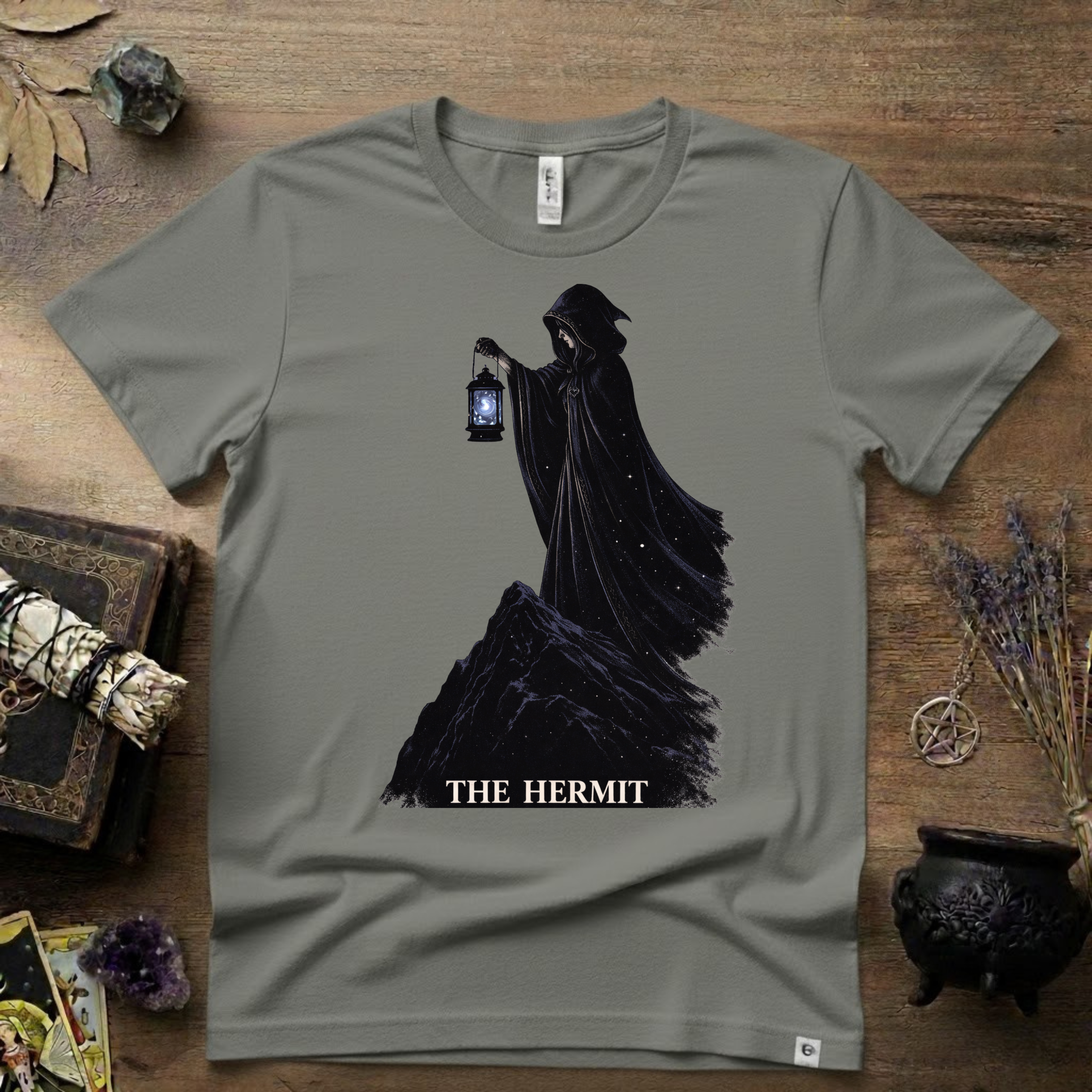 Tarot T-Shirt — The Hermit