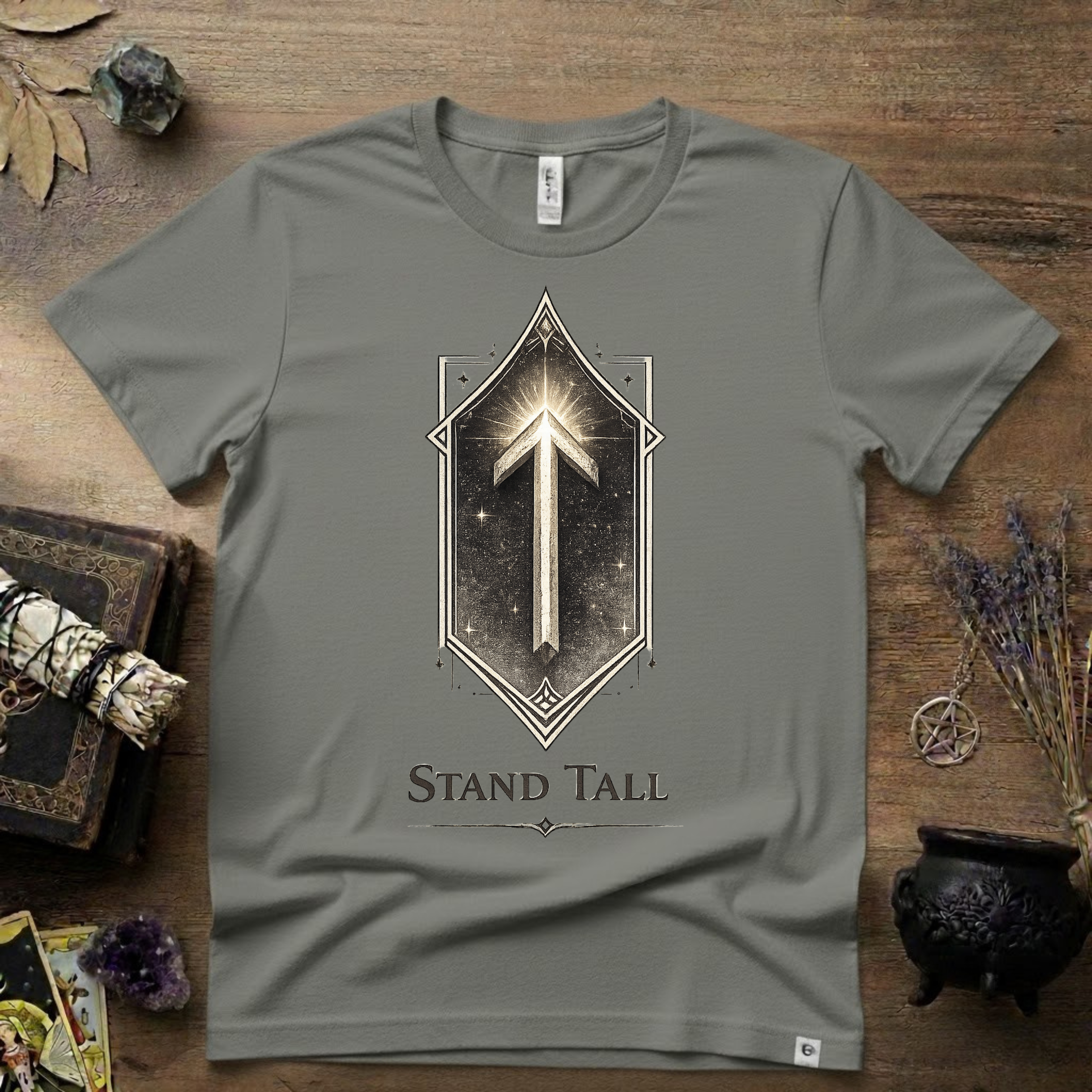 Tiwaz Rune 'Stand Tall' T-Shirt