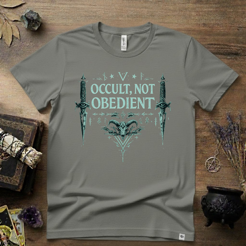 Witchy T-Shirt — "Occult Not Obedient"