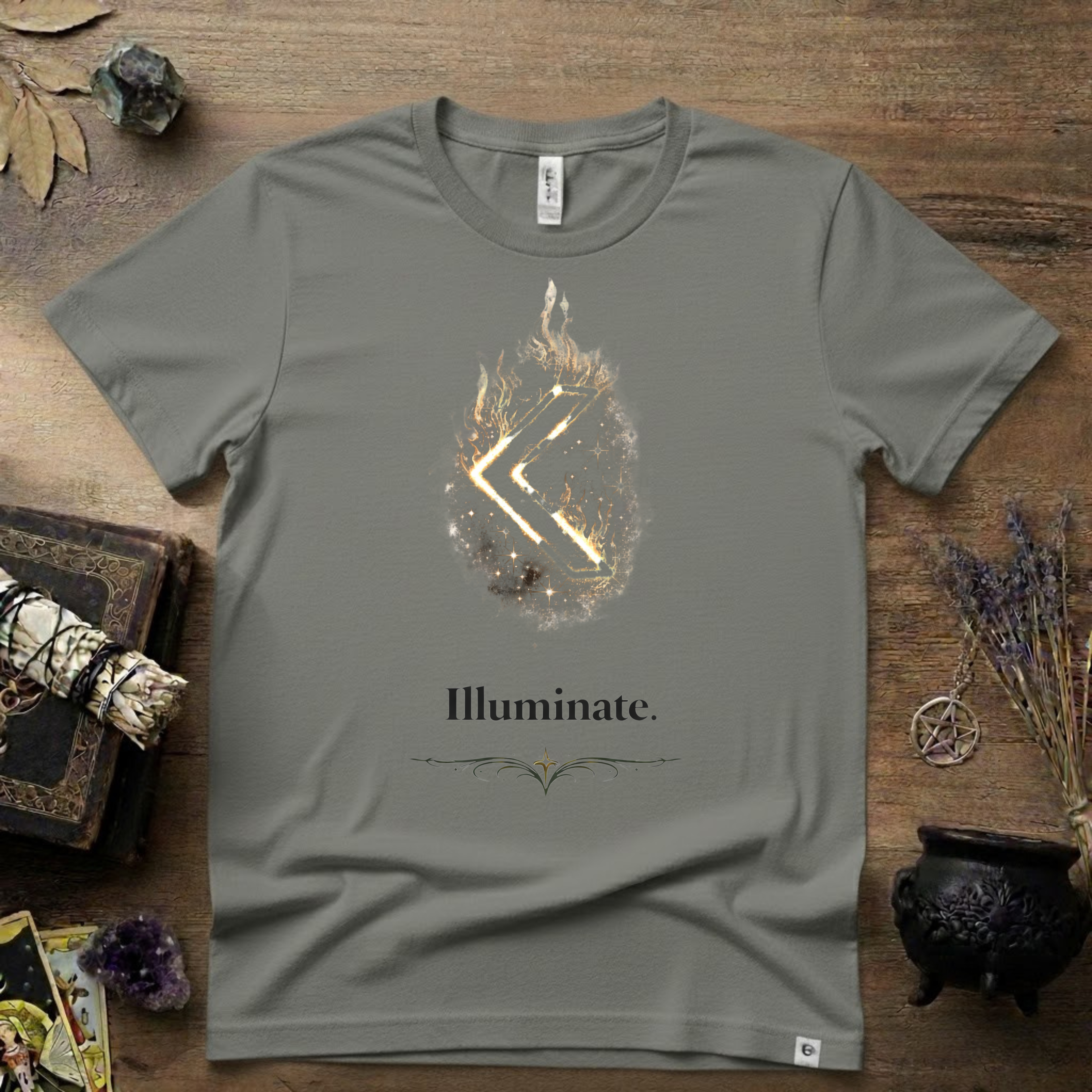 Kenaz Rune 'Illuminate' T-Shirt