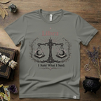 Libra Zodiac T-Shirt — "I Said What I Said"