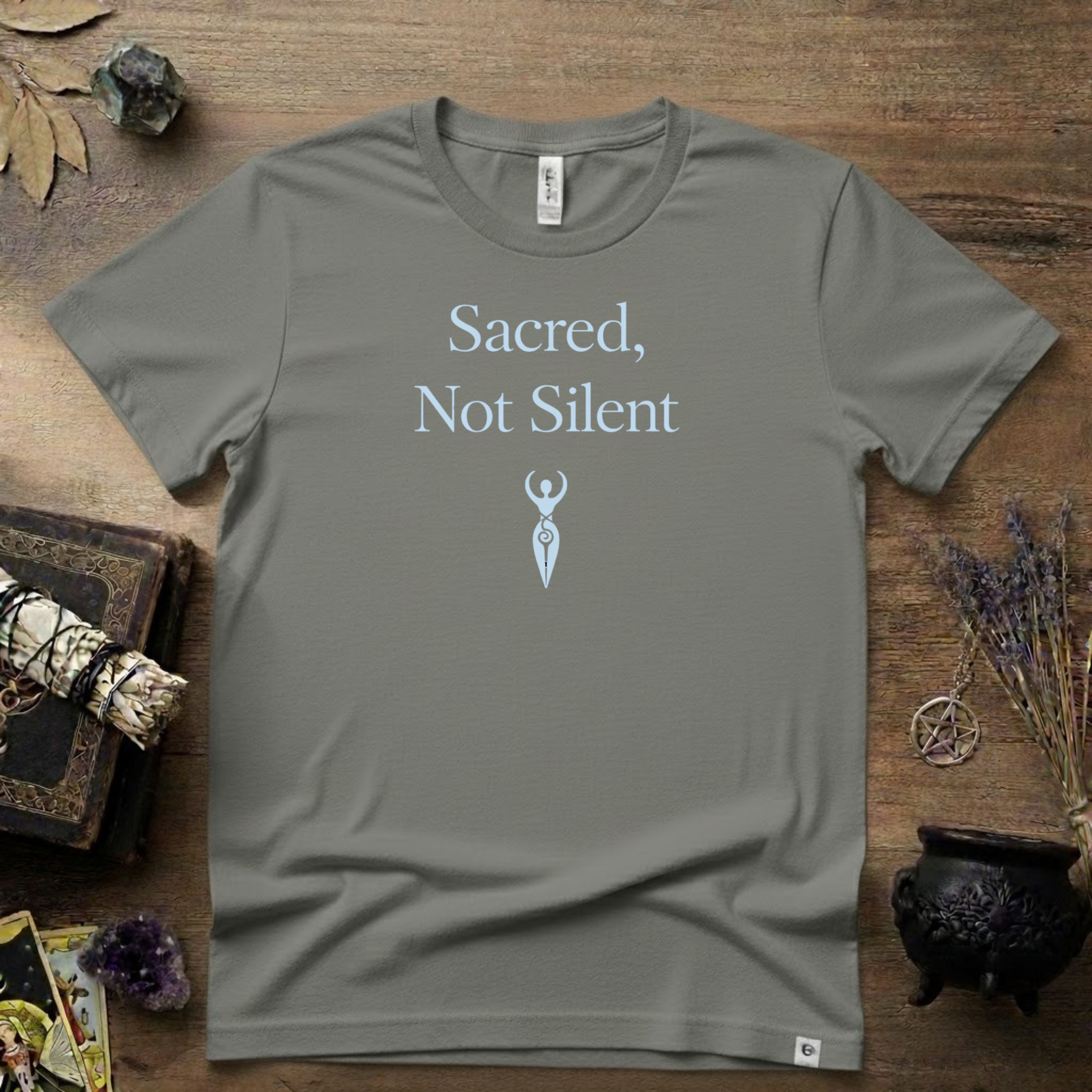 Witchy T-Shirt — "Sacred Not Silent"