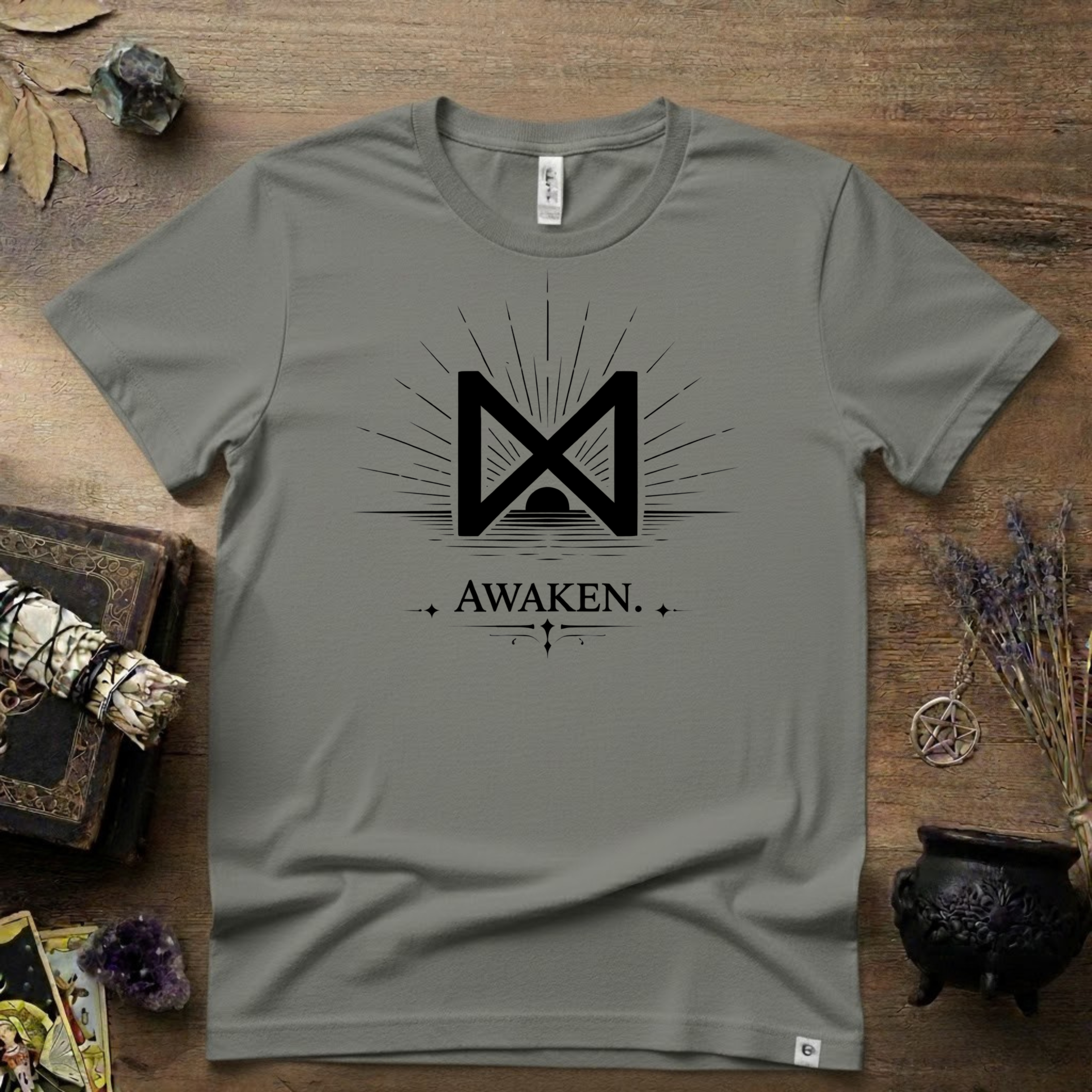 Dagaz Rune T-Shirt — "Awaken" Nordic Symbol Tee