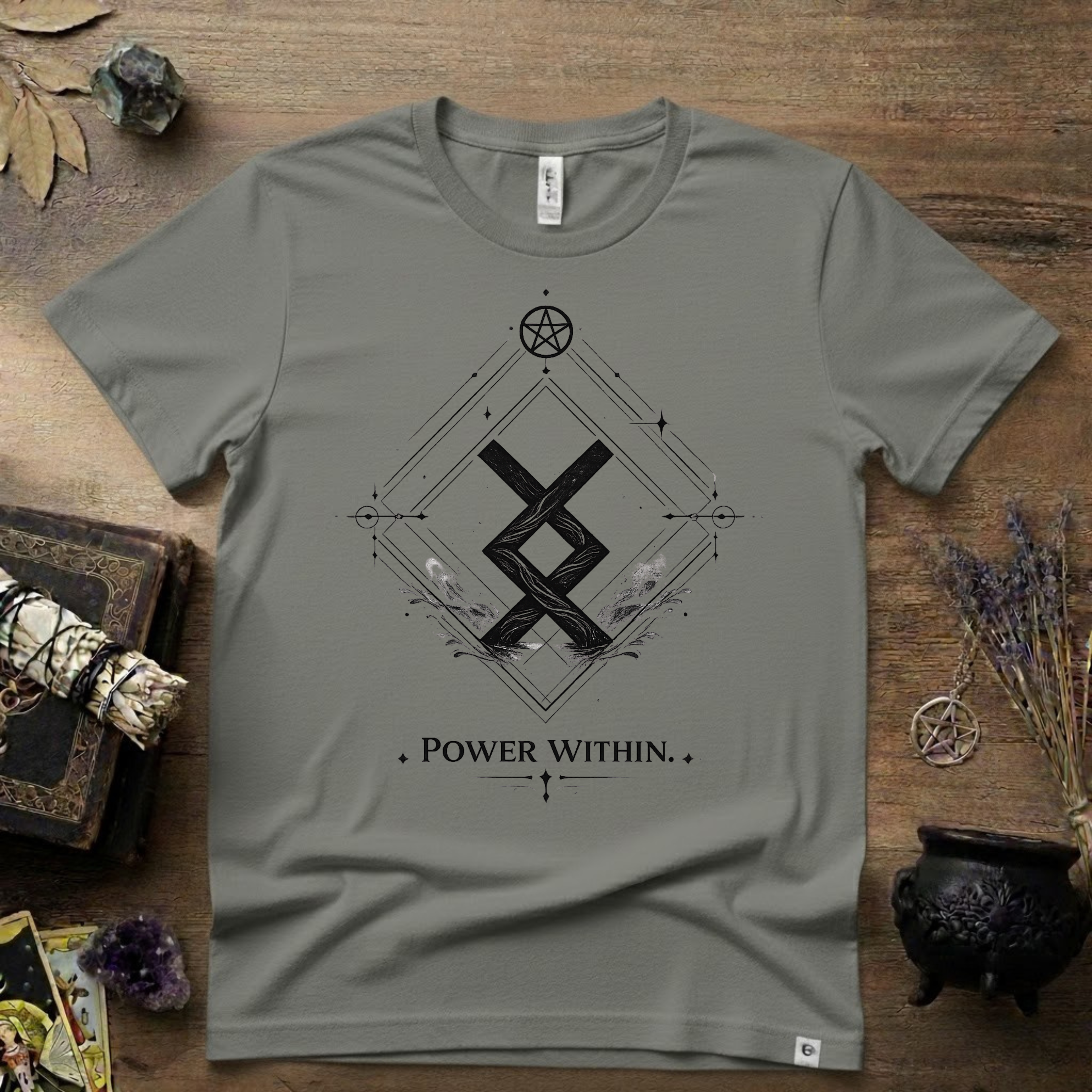 Ingwaz Rune 'Power Within' T‑Shirt