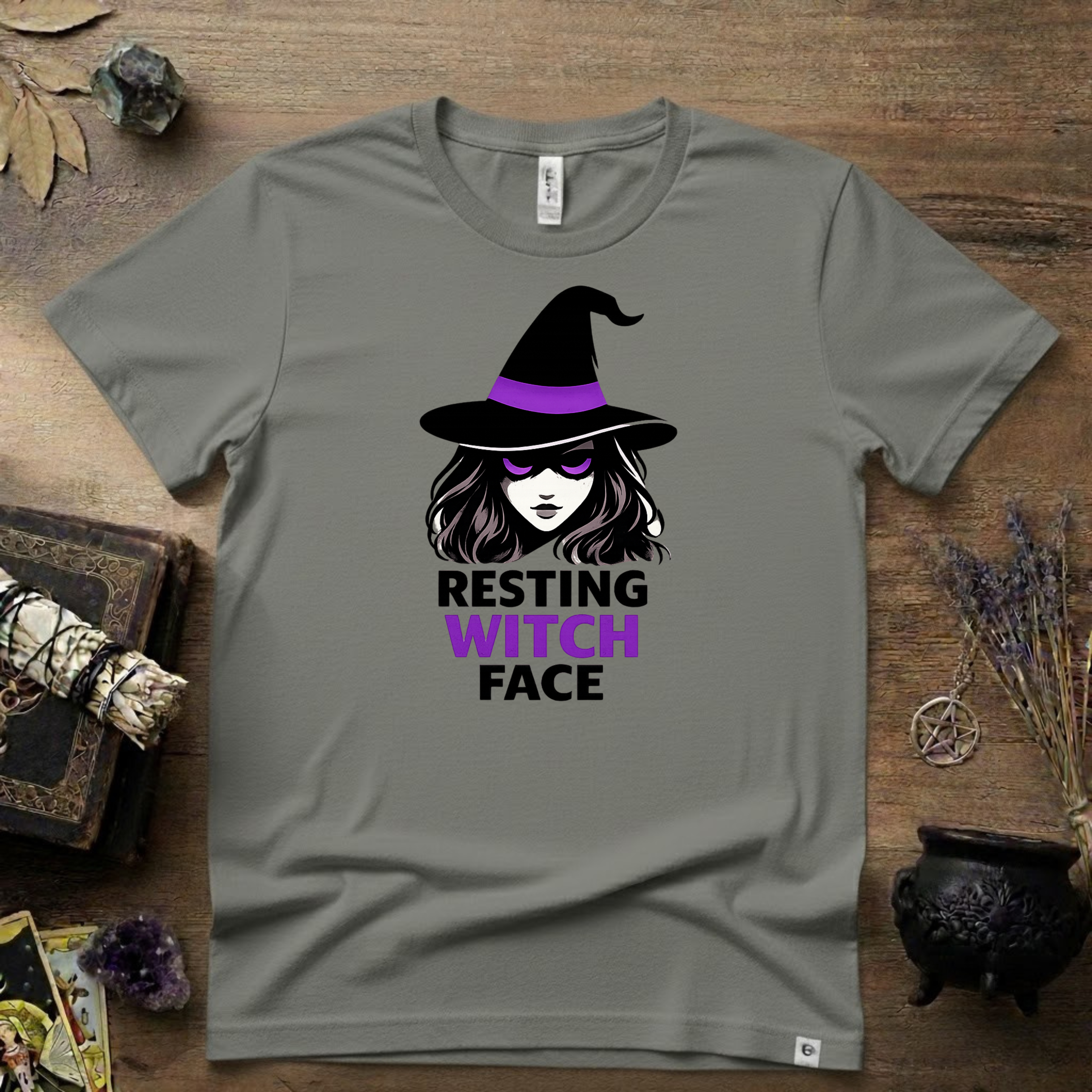 Witchy T-Shirt — "Resting Witch Face"