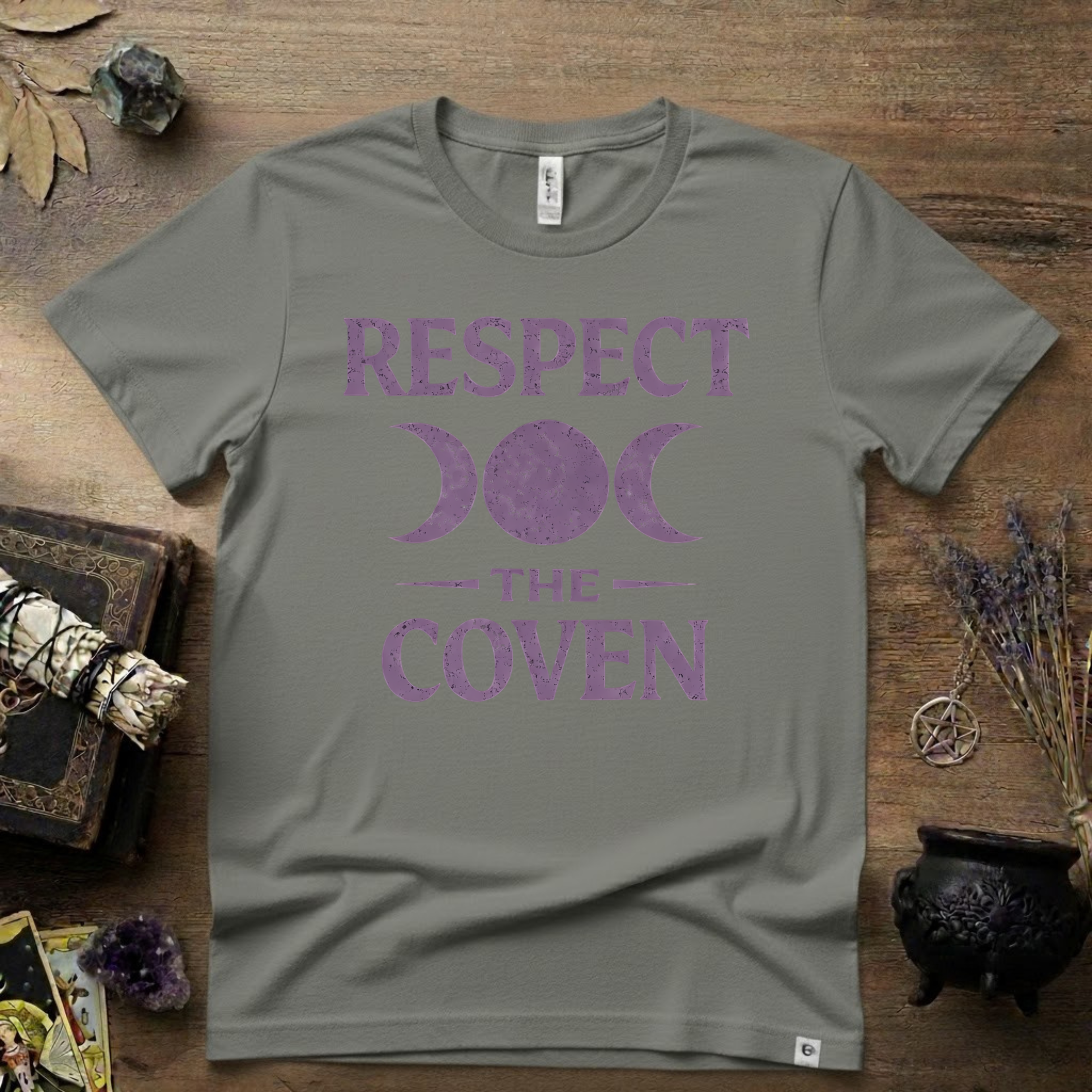 Witchy T-Shirt — "Respect the Coven"