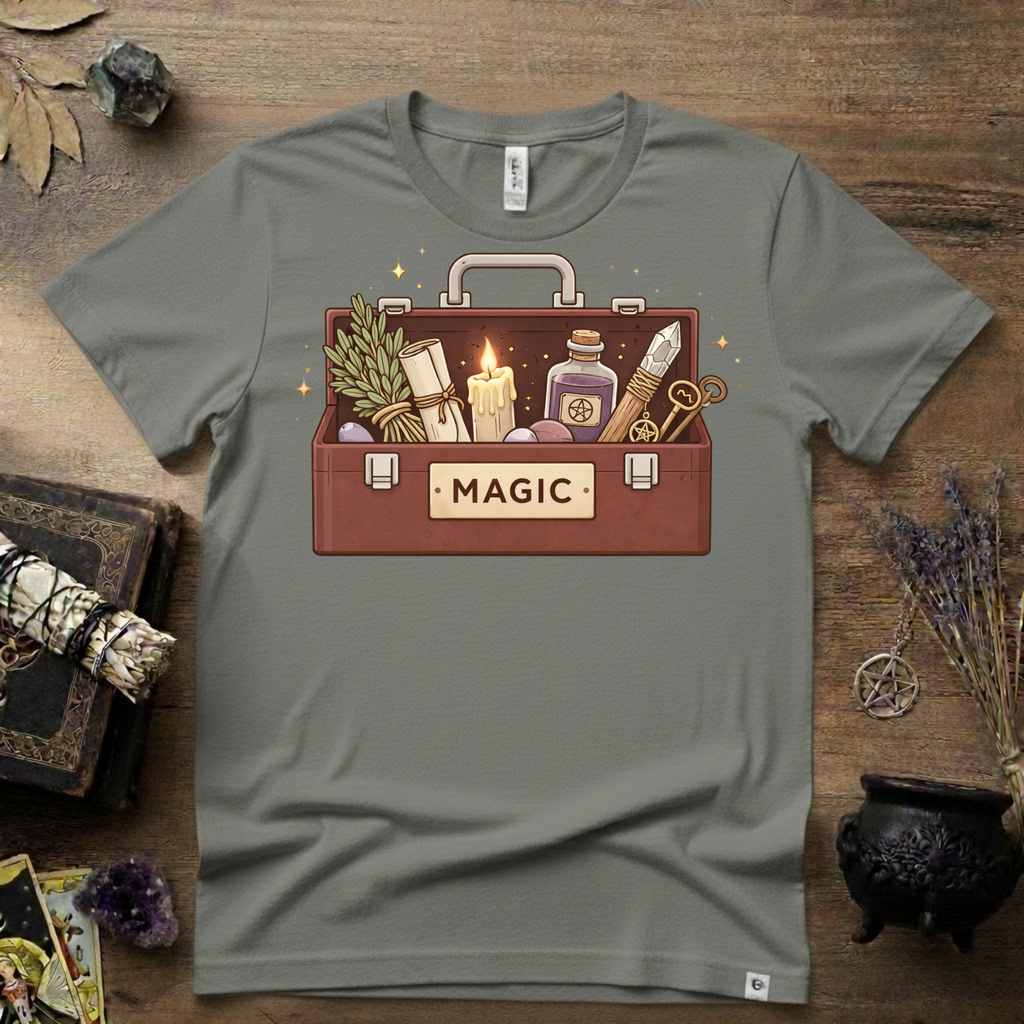Witchy T-Shirt — "Magic Toolbox"