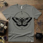 Moth Totem T-Shirt — Mystical Moth Totem Graphic Tee