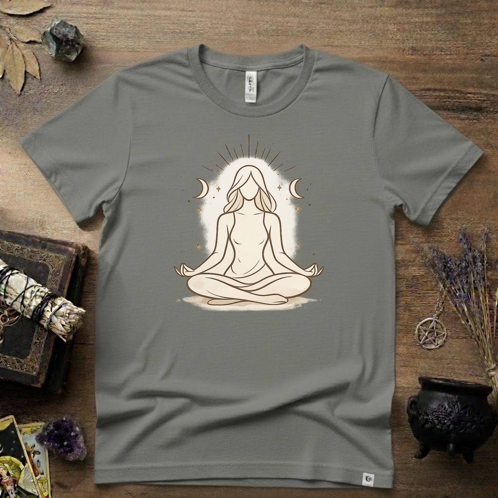 Witchy T-Shirt — "Meditation Witch"