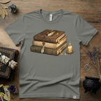 Witchy T-Shirt — "Light Reading" Occult Graphic Tee