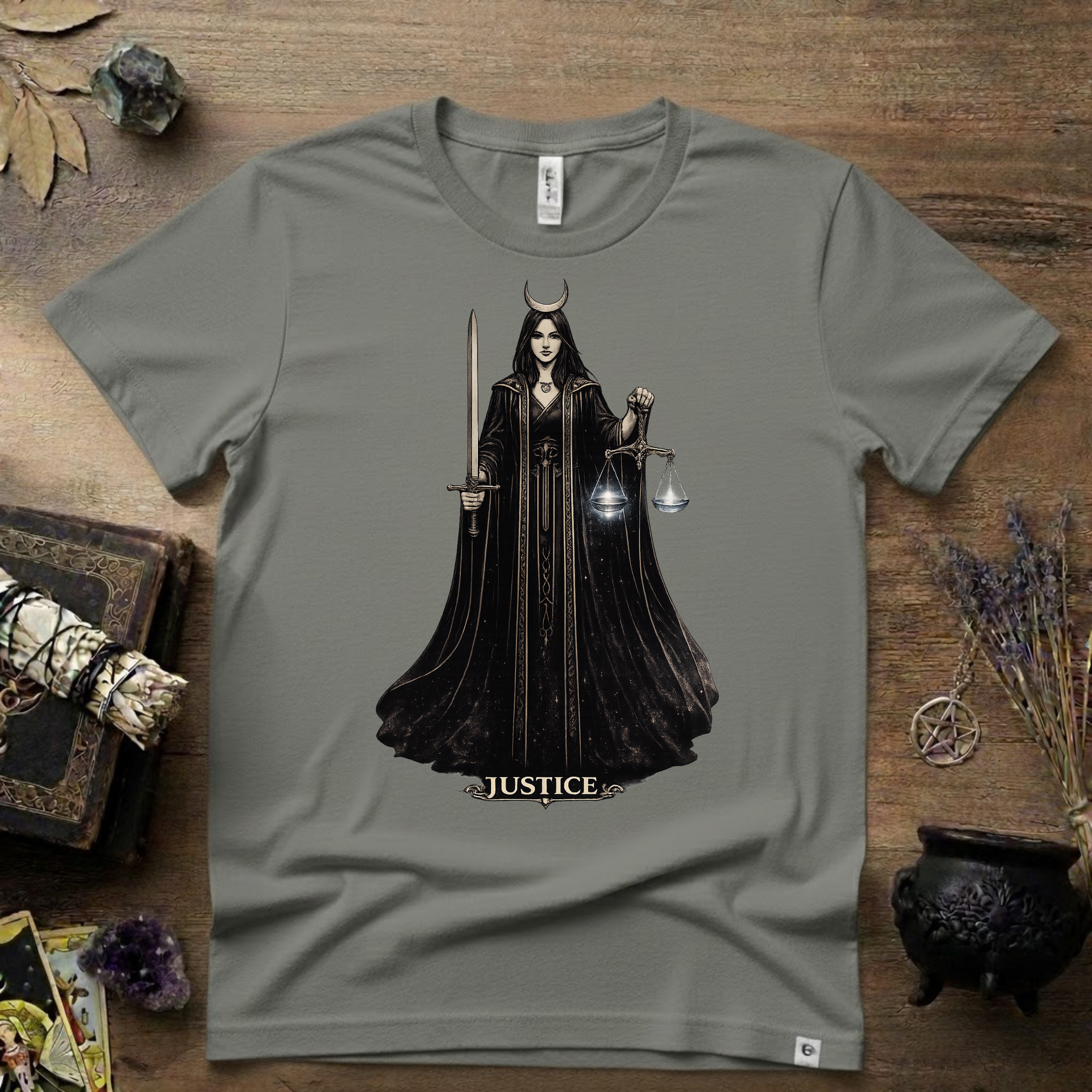 Tarot T-Shirt — Justice