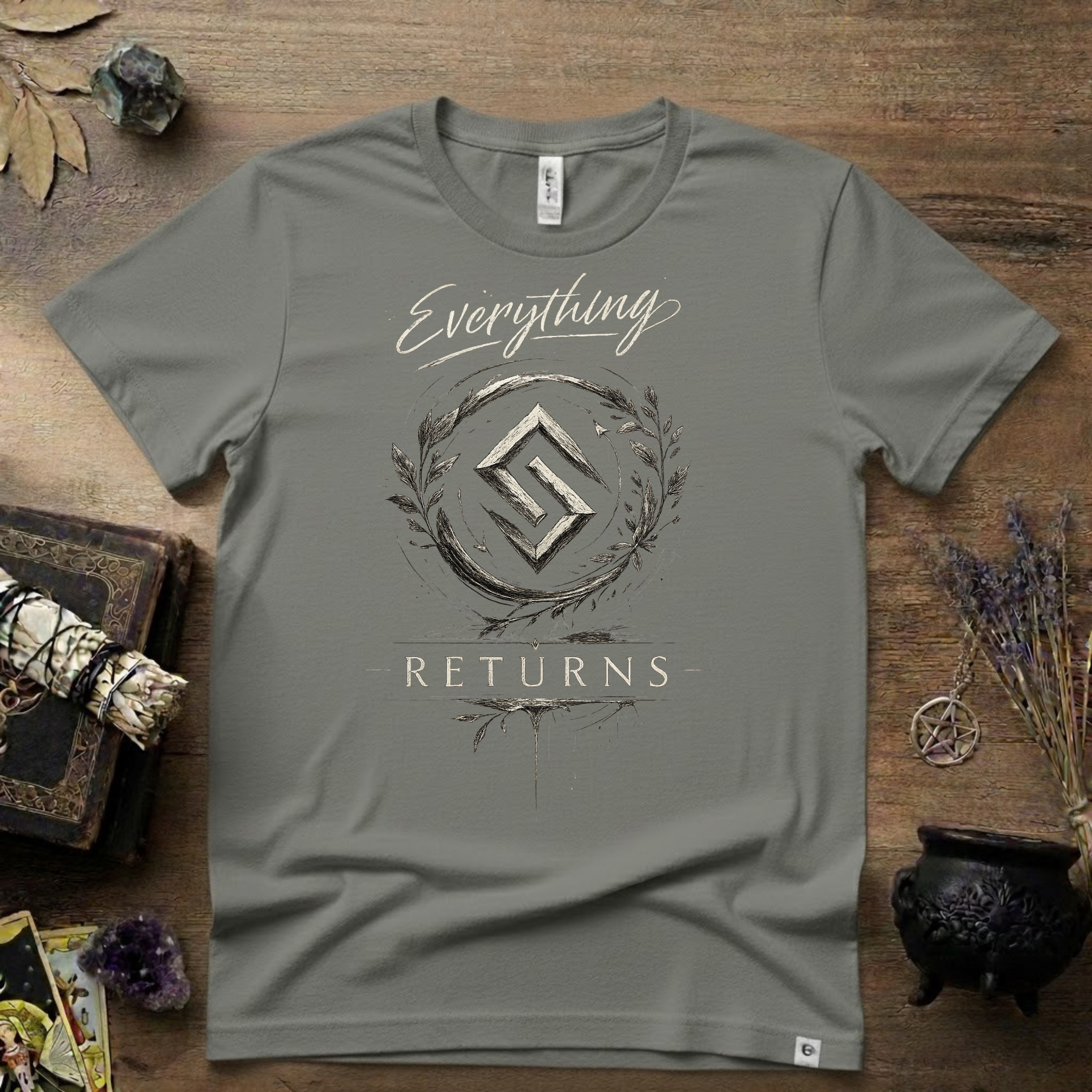 Jera Rune "Everything Returns" T-Shirt