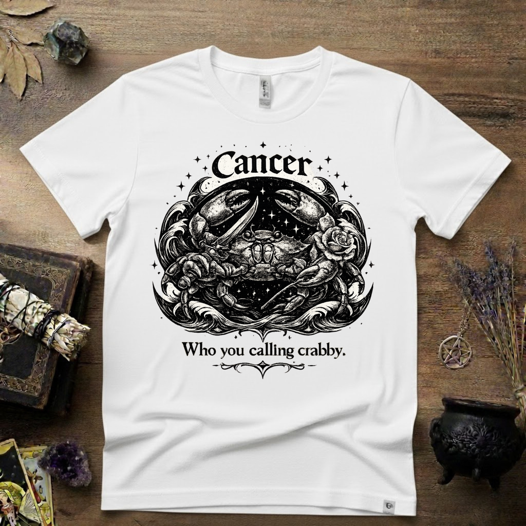 Cancer Zodiac 'Who You Callin' Crabby' T-Shirt