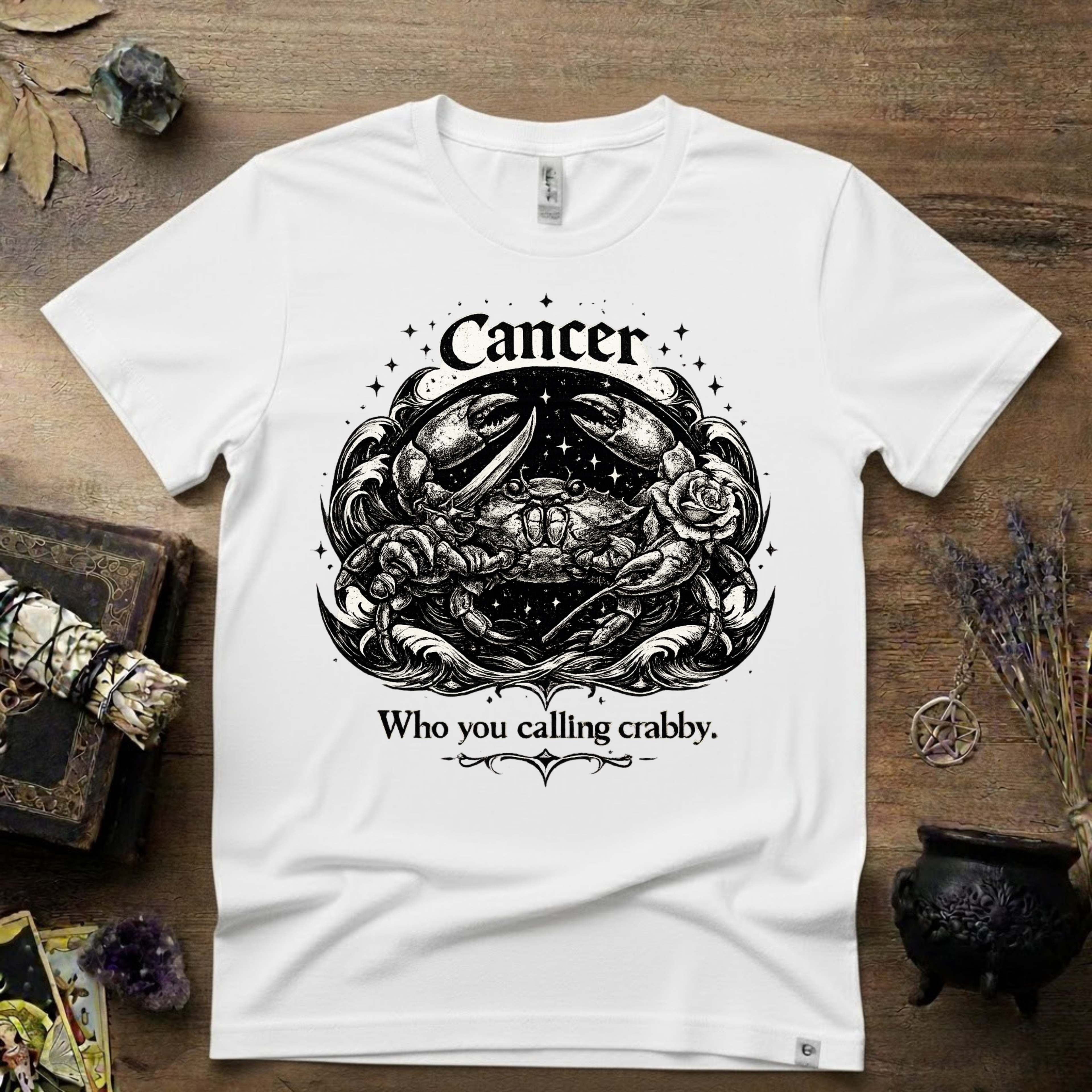 Cancer Zodiac 'Who You Callin' Crabby' T-Shirt