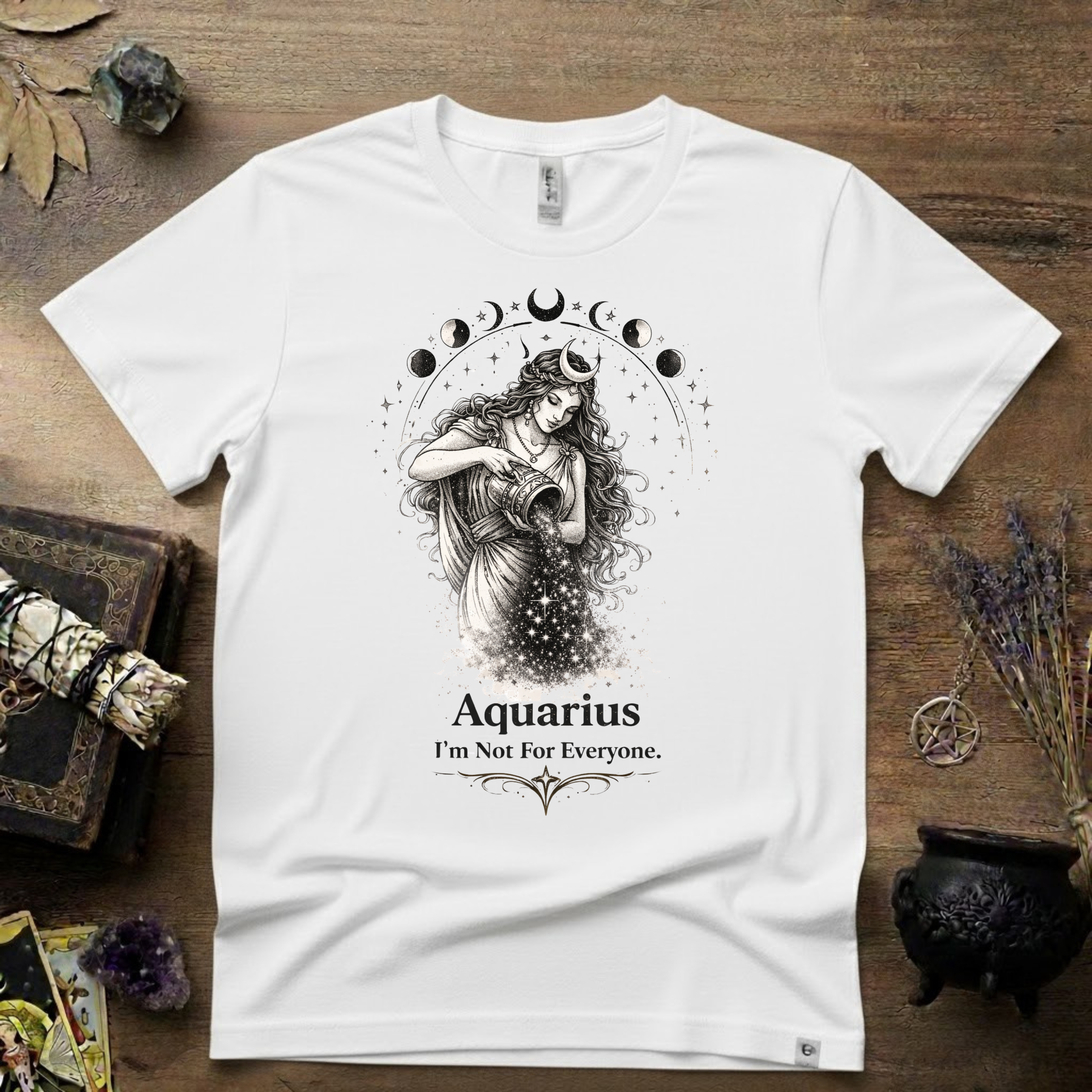 Aquarius 'I'm Not For Everyone' T-Shirt — Zodiac Horoscope Tee