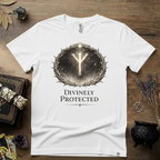 Divinely Protected Algiz Rune T-Shirt — Viking Protection Symbol Tee