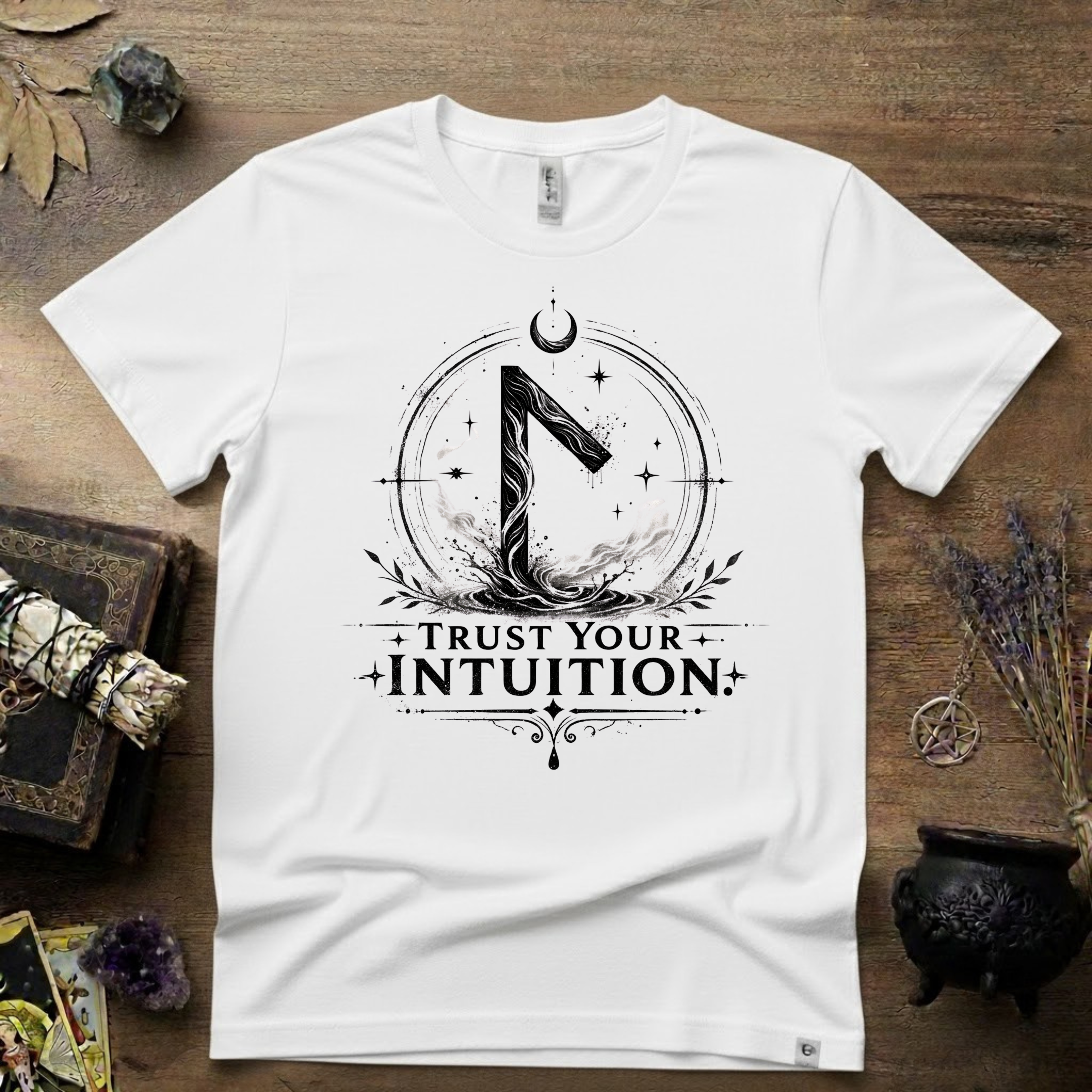 Laguz Rune "Trust Your Intuition" T-Shirt