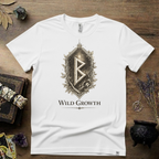 Berkano Rune T-Shirt — Wild Growth Pagan Symbol Tee