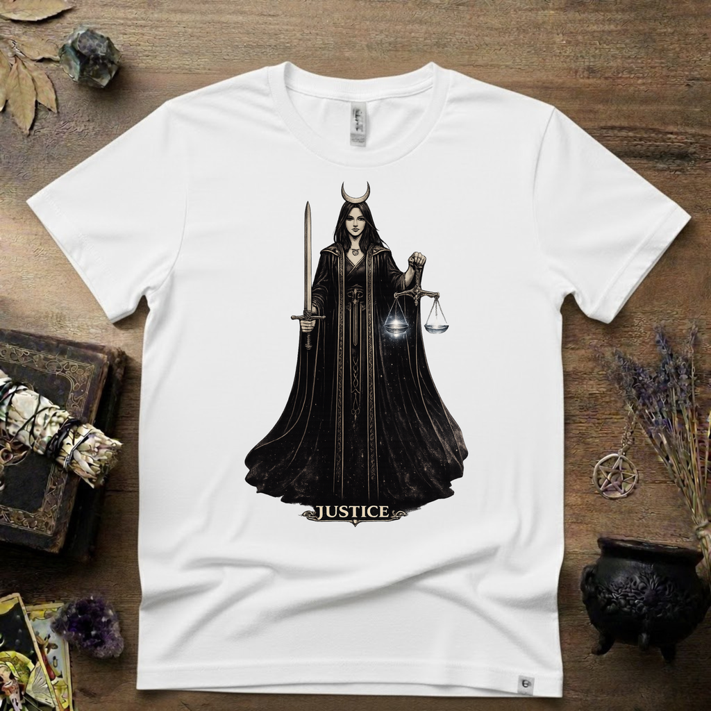 Tarot T-Shirt — Justice