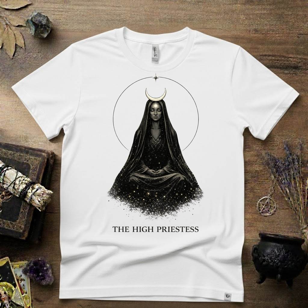 Tarot T-Shirt — The High Priestess