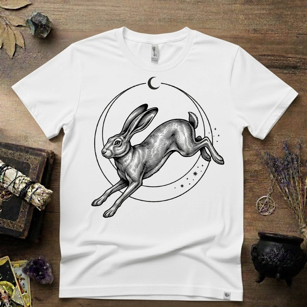 Rabbit Totem T-Shirt — Spiritual Animal Rabbit Tee for Nature Lovers