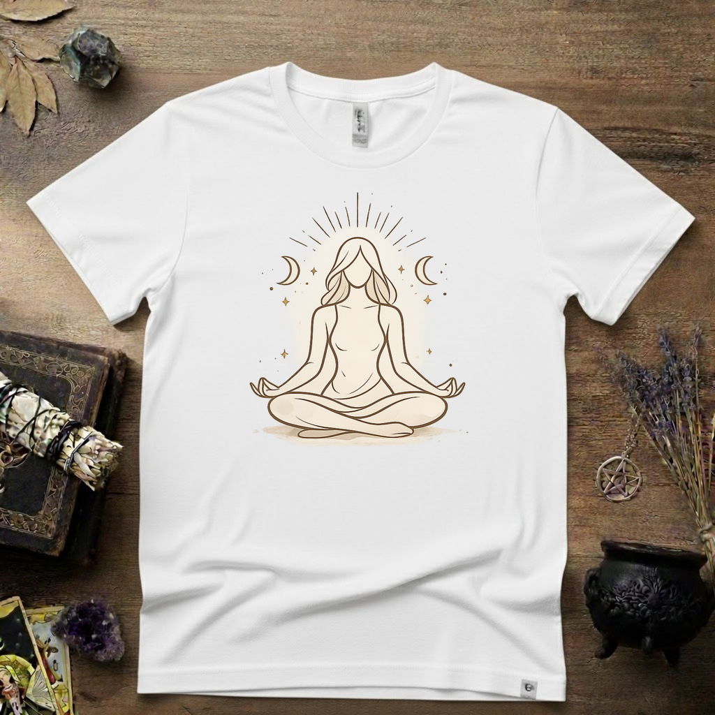 Witchy T-Shirt — "Meditation Witch"