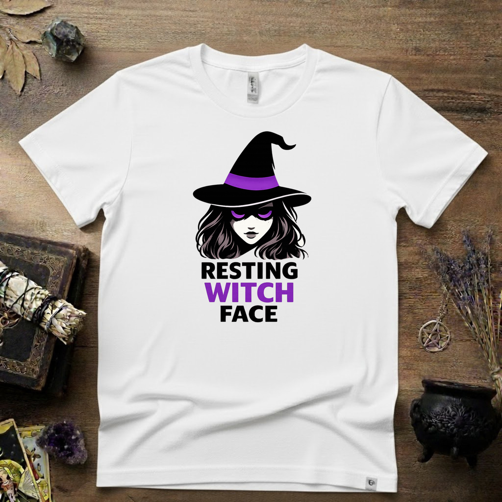 Witchy T-Shirt — "Resting Witch Face"