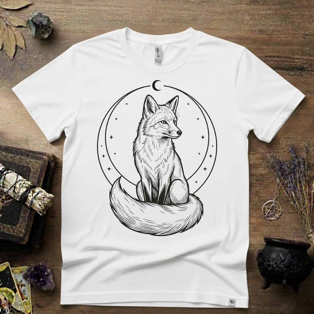 Fox Totem T-Shirt — Mystical Woodland Fox Graphic Tee