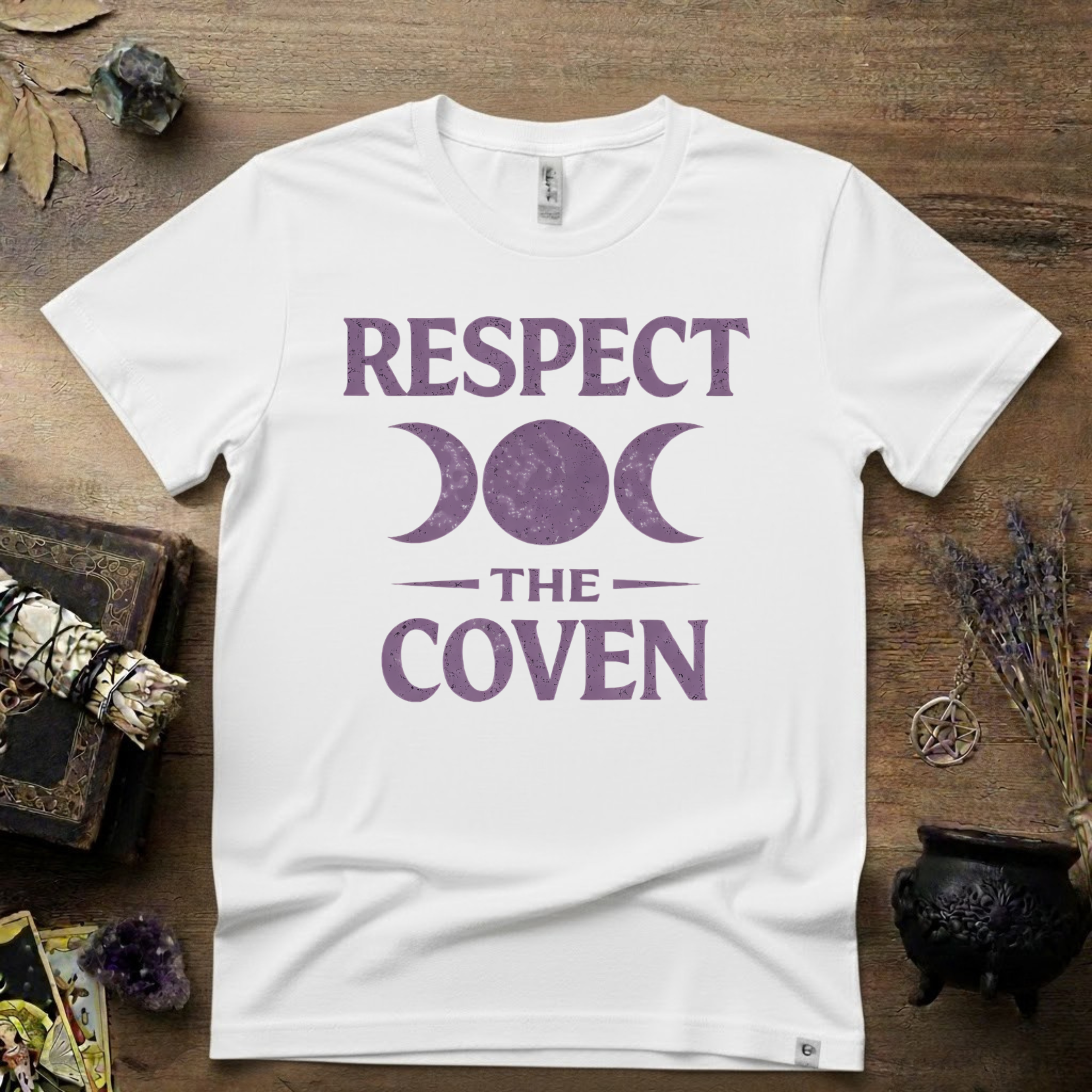 Witchy T-Shirt — "Respect the Coven"
