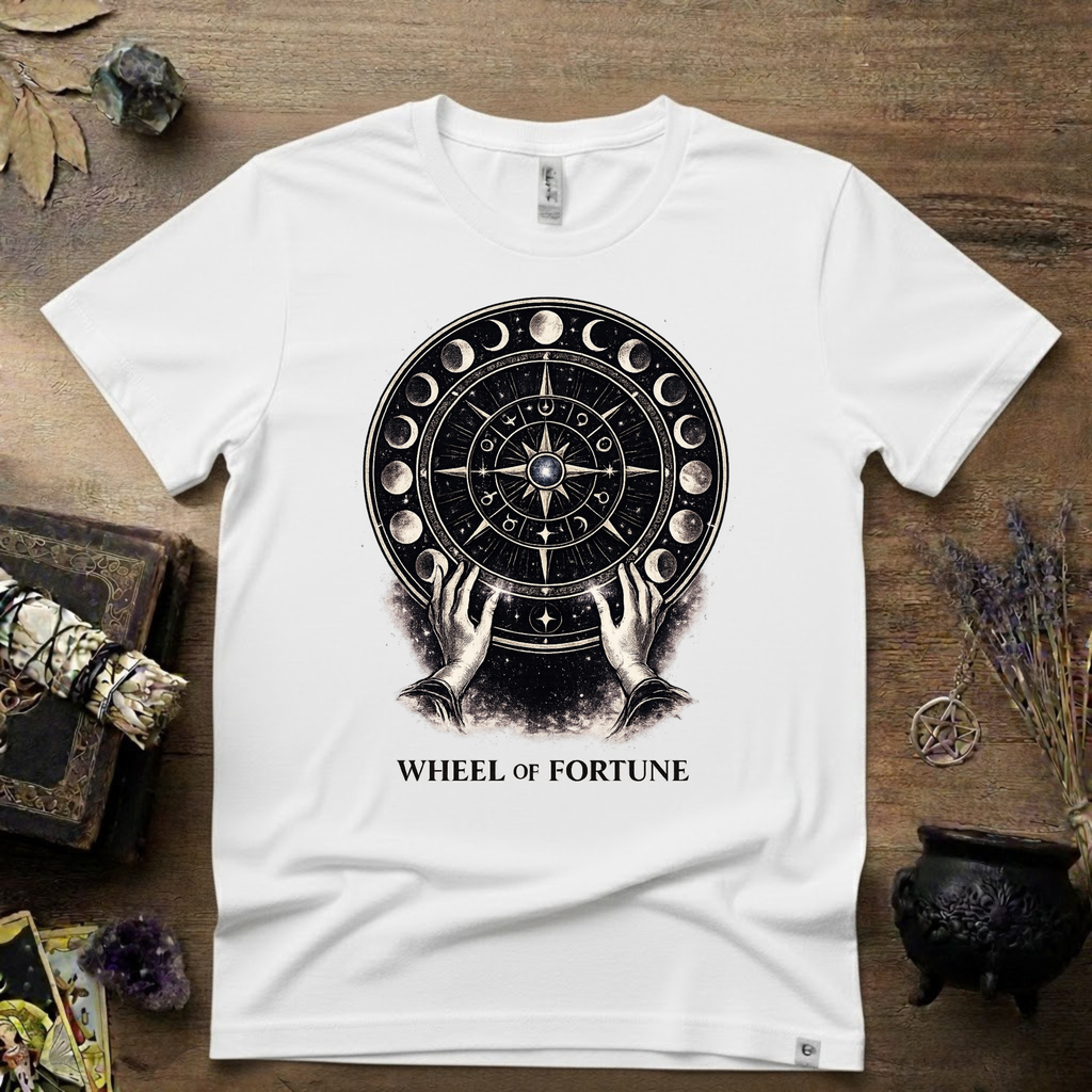 Tarot T-Shirt — The Wheel of Fortune