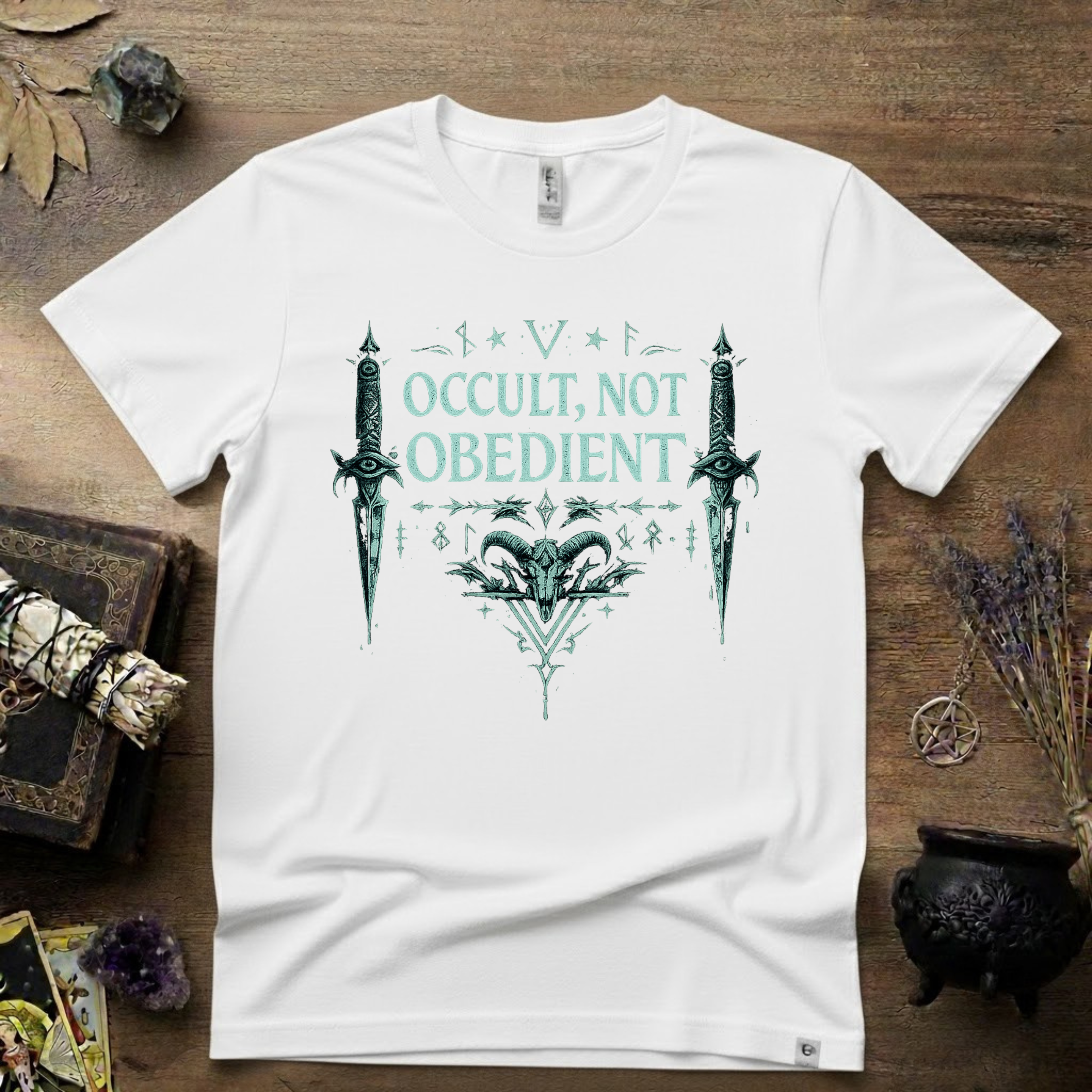 Witchy T-Shirt — "Occult Not Obedient"