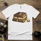 Witchy T-Shirt — "Light Reading" Occult Graphic Tee
