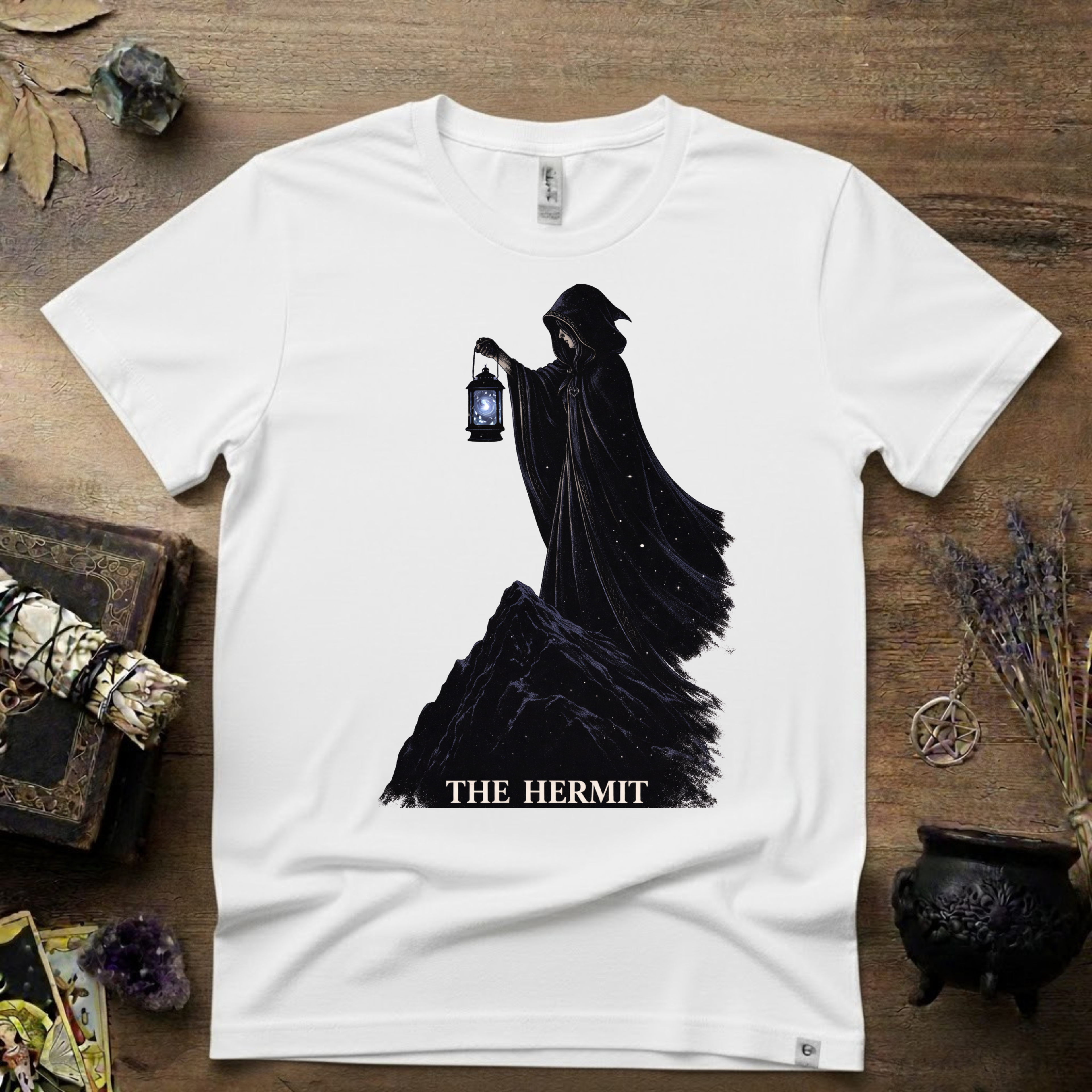 Tarot T-Shirt — The Hermit