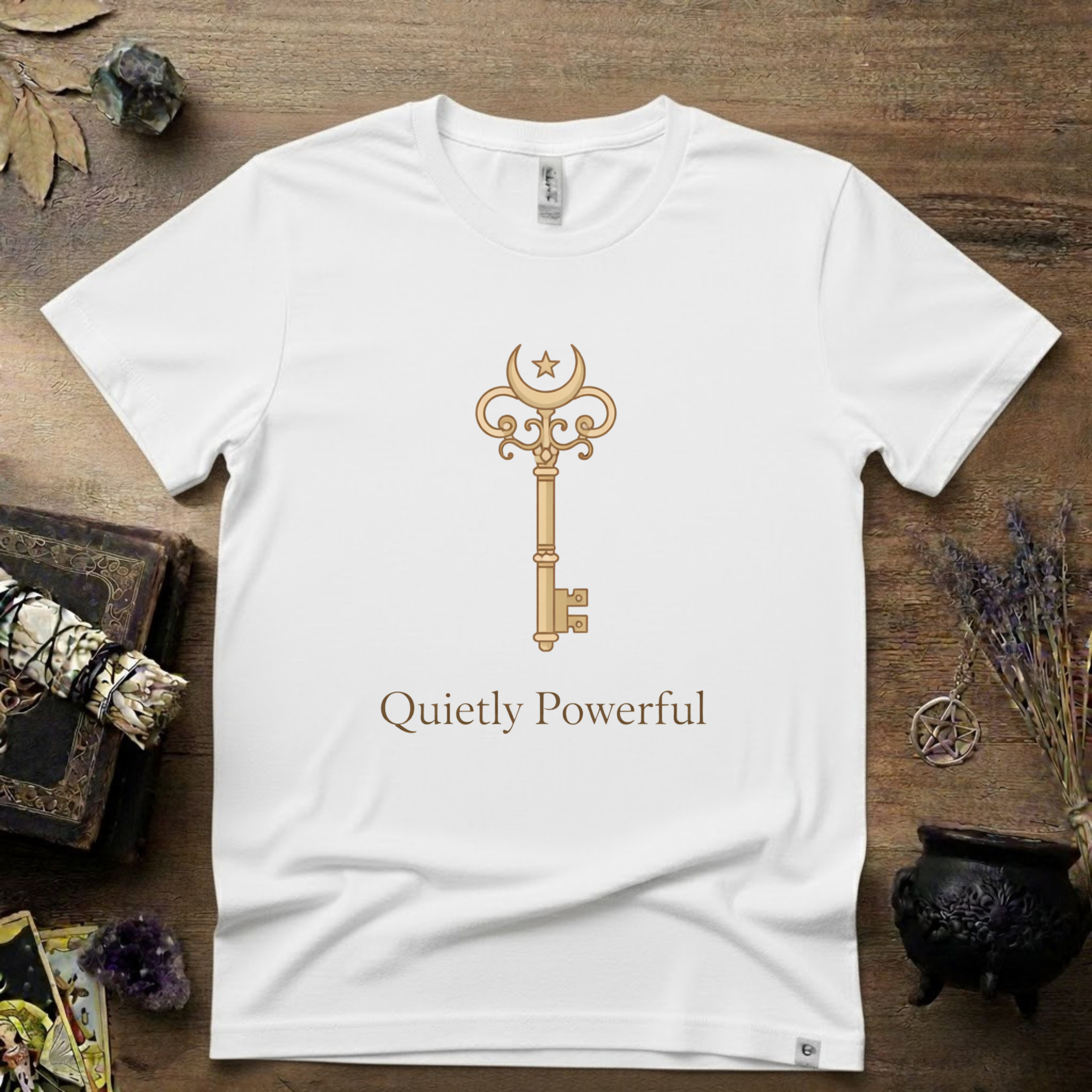 Witchy T-Shirt — "Quietly Powerful"