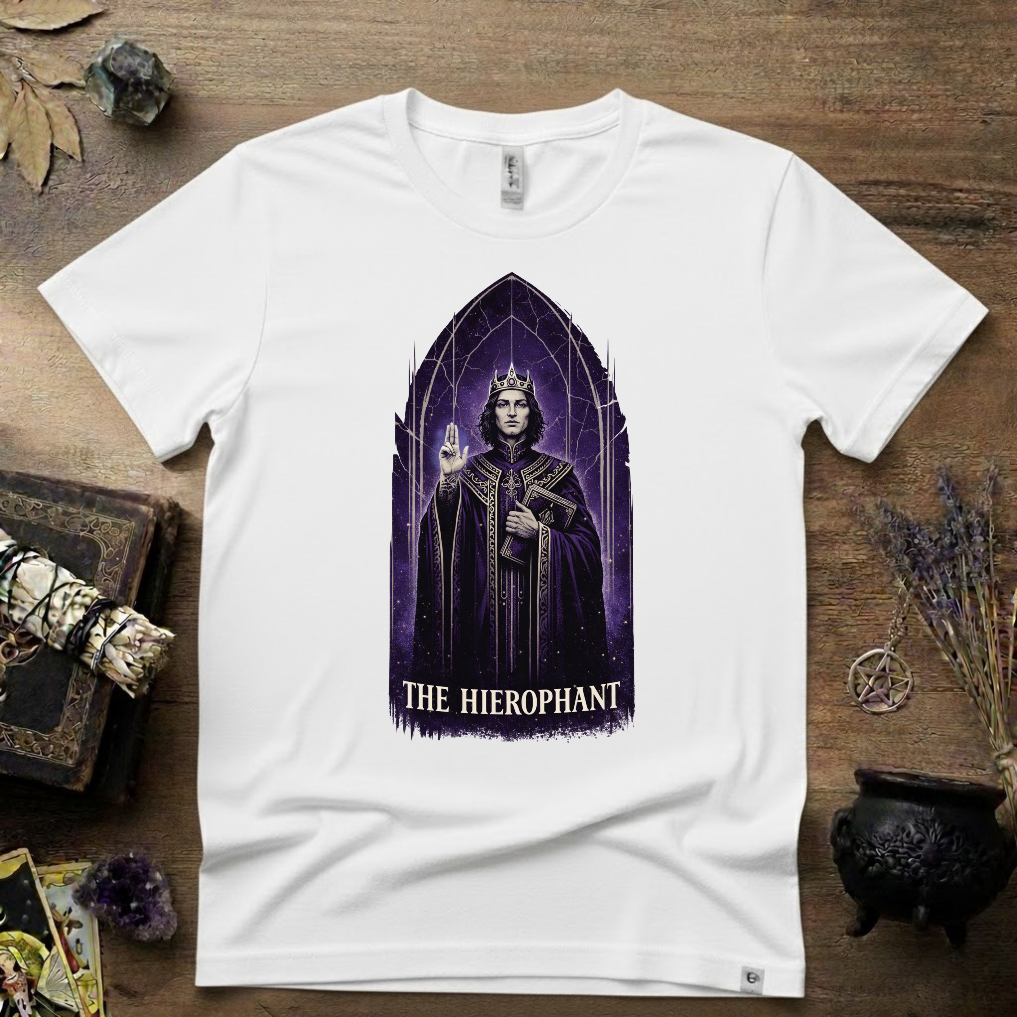 Tarot T-Shirt — The Hierophant