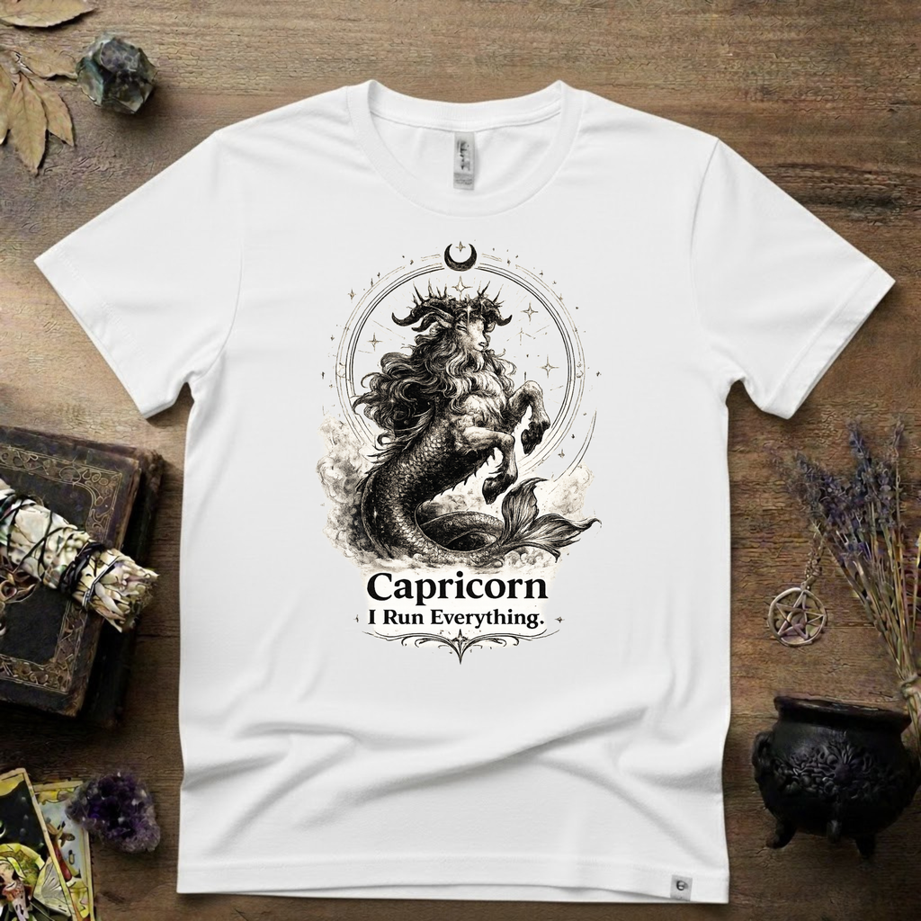 Capricorn "I Run Everything" Zodiac T-Shirt