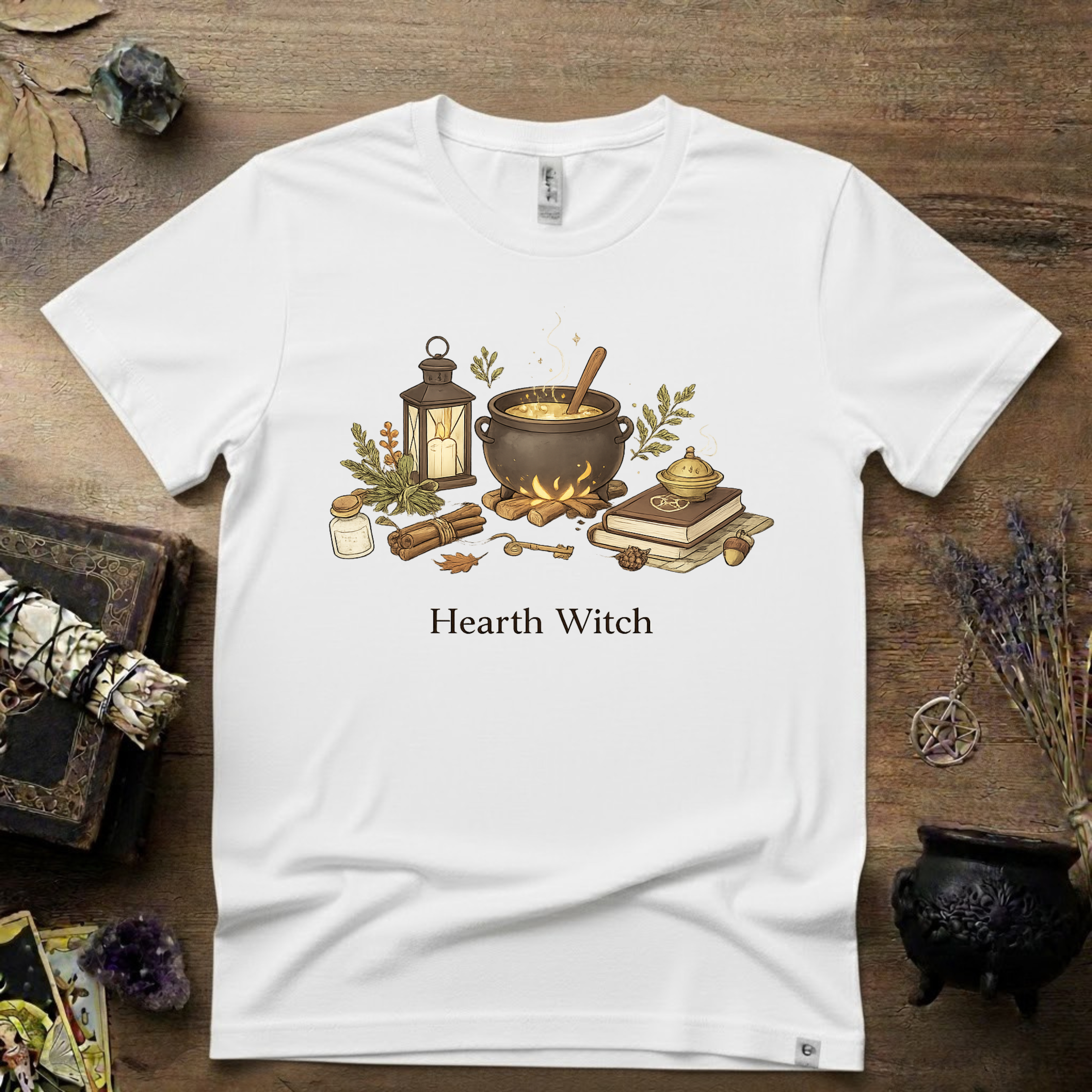 Hearth Witch T-Shirt — Witchy Magic Tee
