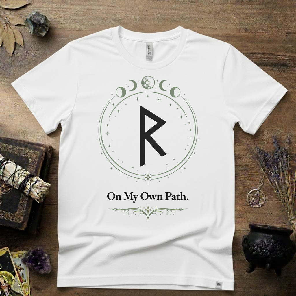 Raidho Rune 'On My Own Path' T-Shirt